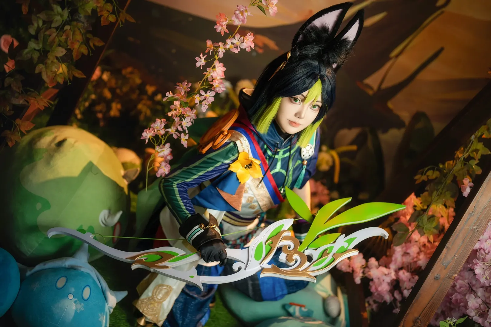 原神, cosplay, 兽耳, 提纳里cos, 森林巡护员 - 第2张