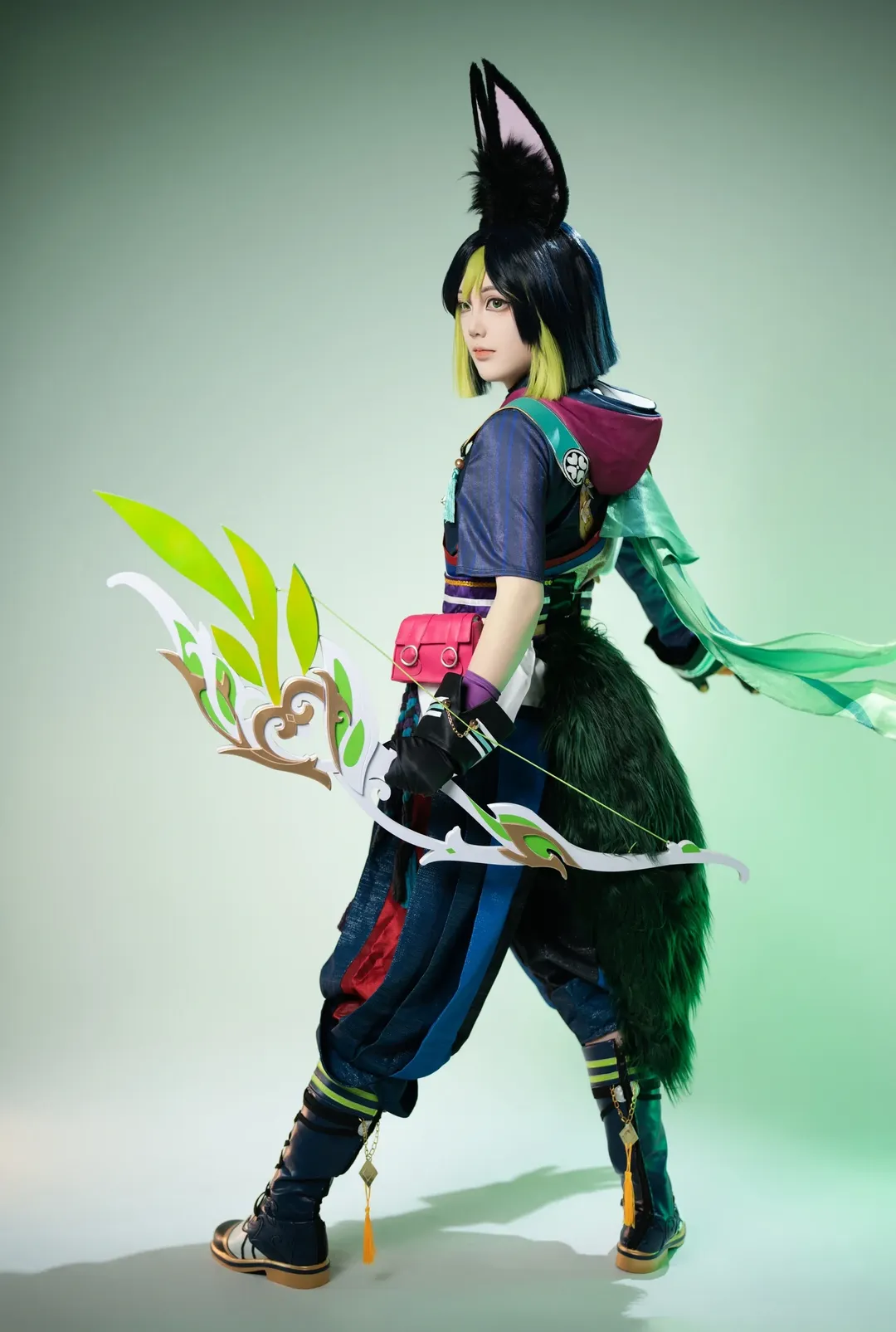 原神, cosplay, 兽耳, 提纳里cos, 森林巡护员 - 第5张