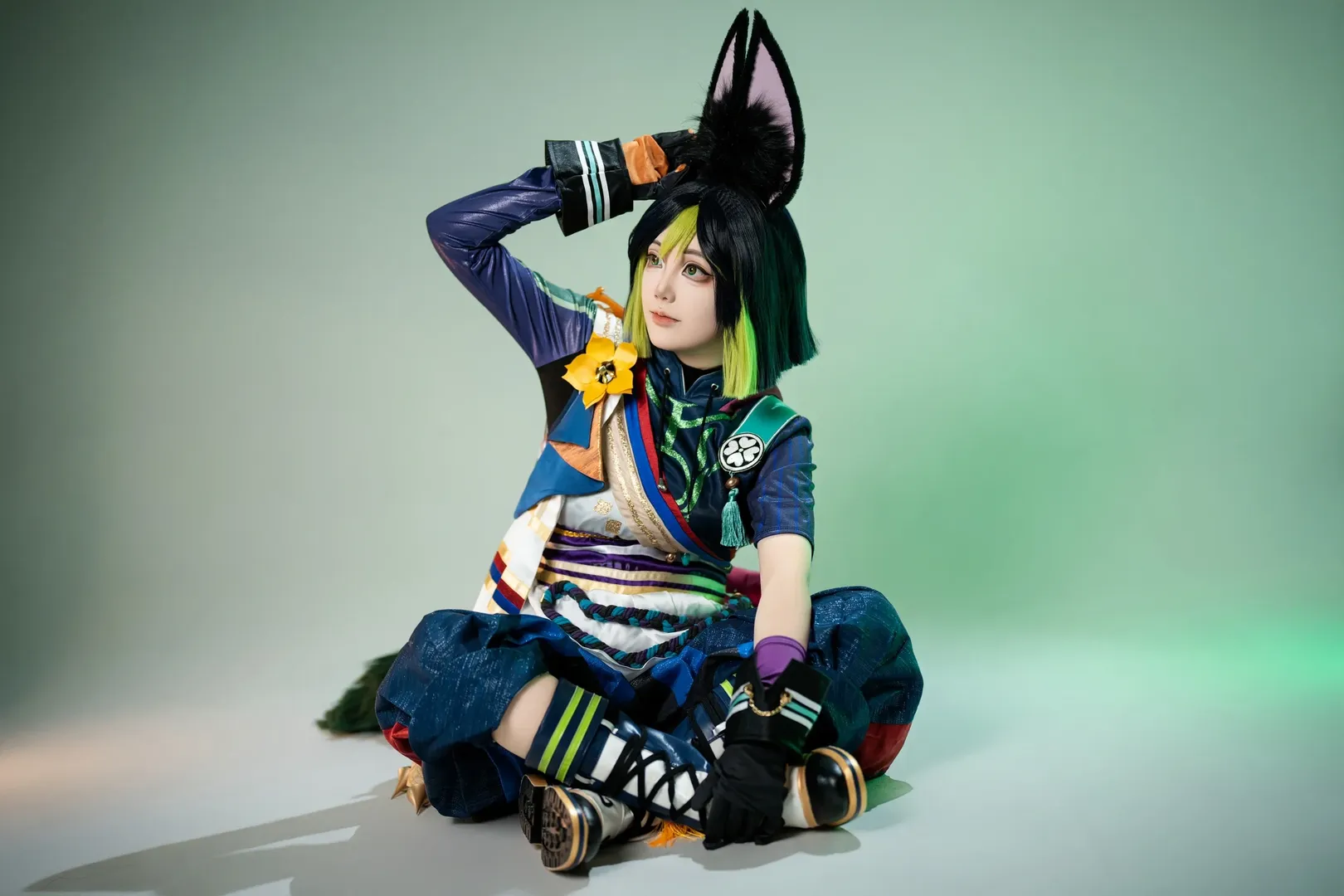 原神, cosplay, 兽耳, 提纳里cos, 森林巡护员 - 第6张