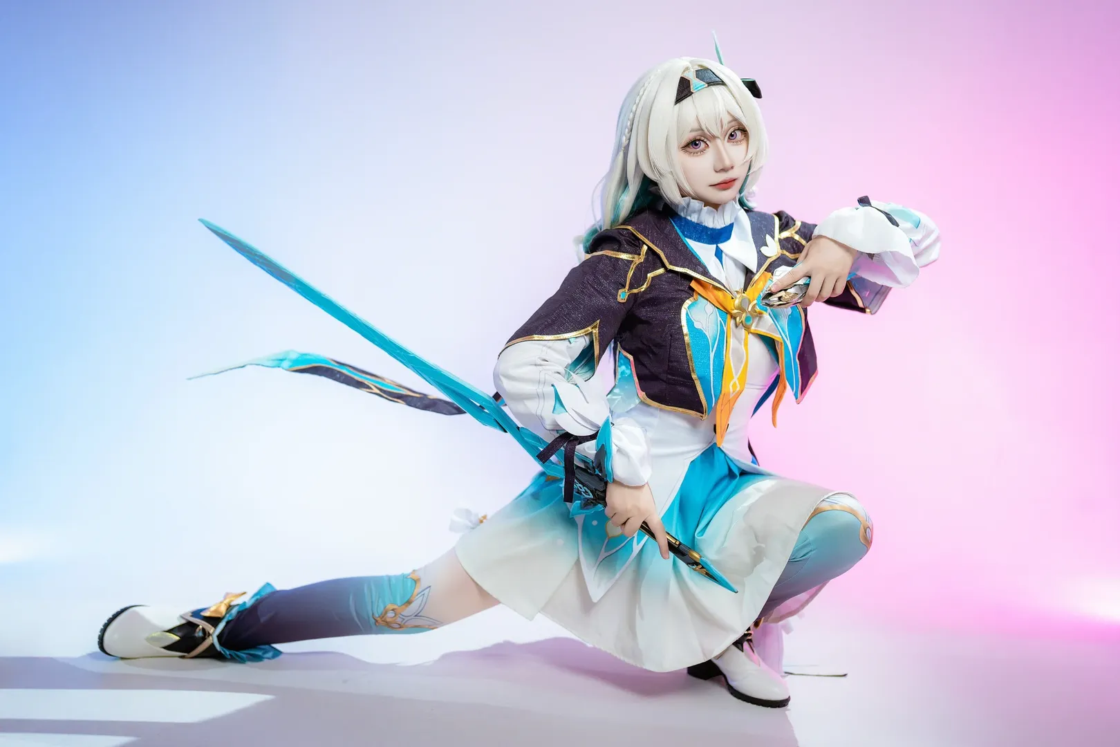 Honkai: Star Rail, Girl photography, Firefly cosplay, Anime cosplay, Stocking outfit