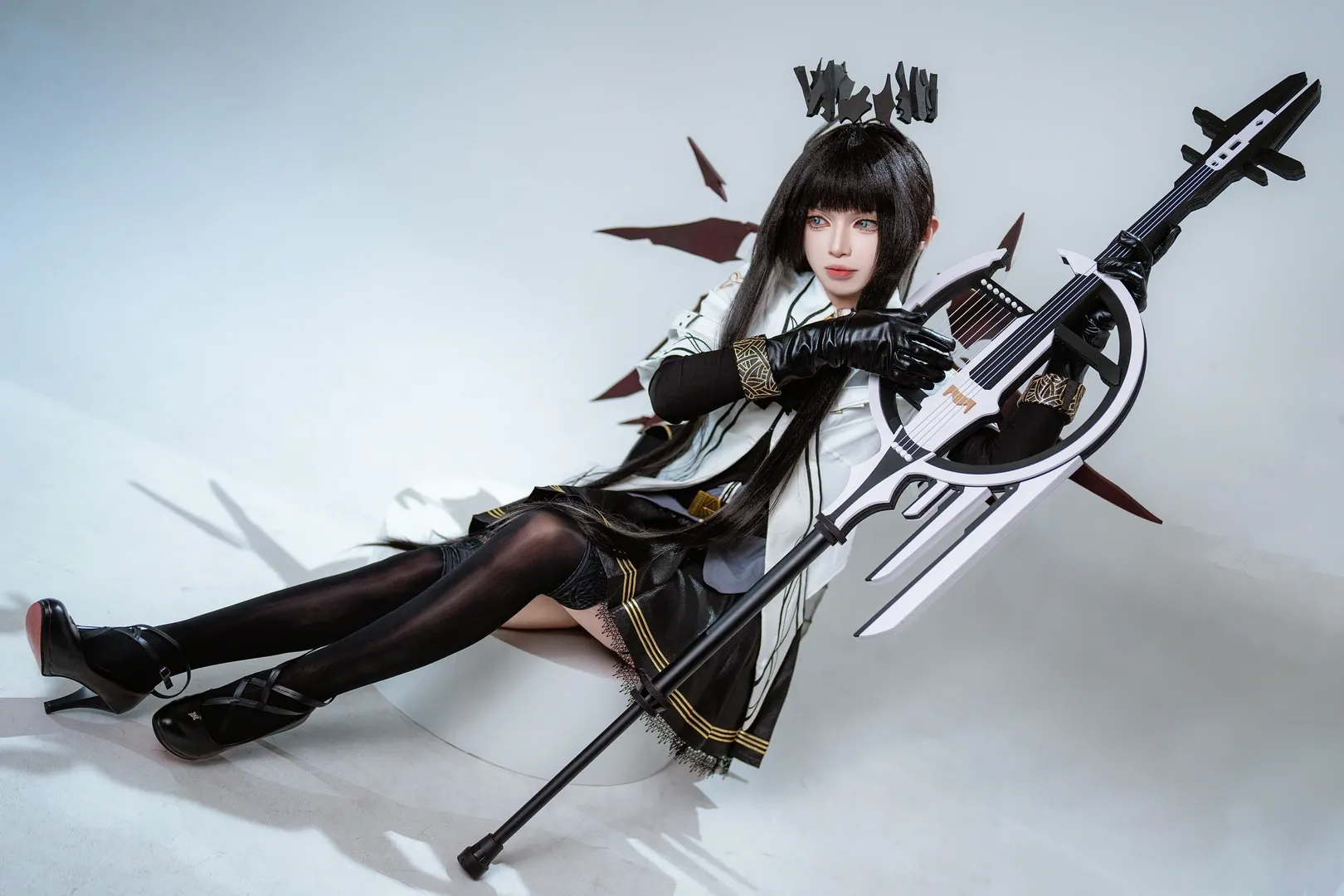 明日方舟, 塑心cos, 黑丝, 阿尔图罗cos, 男cosplay