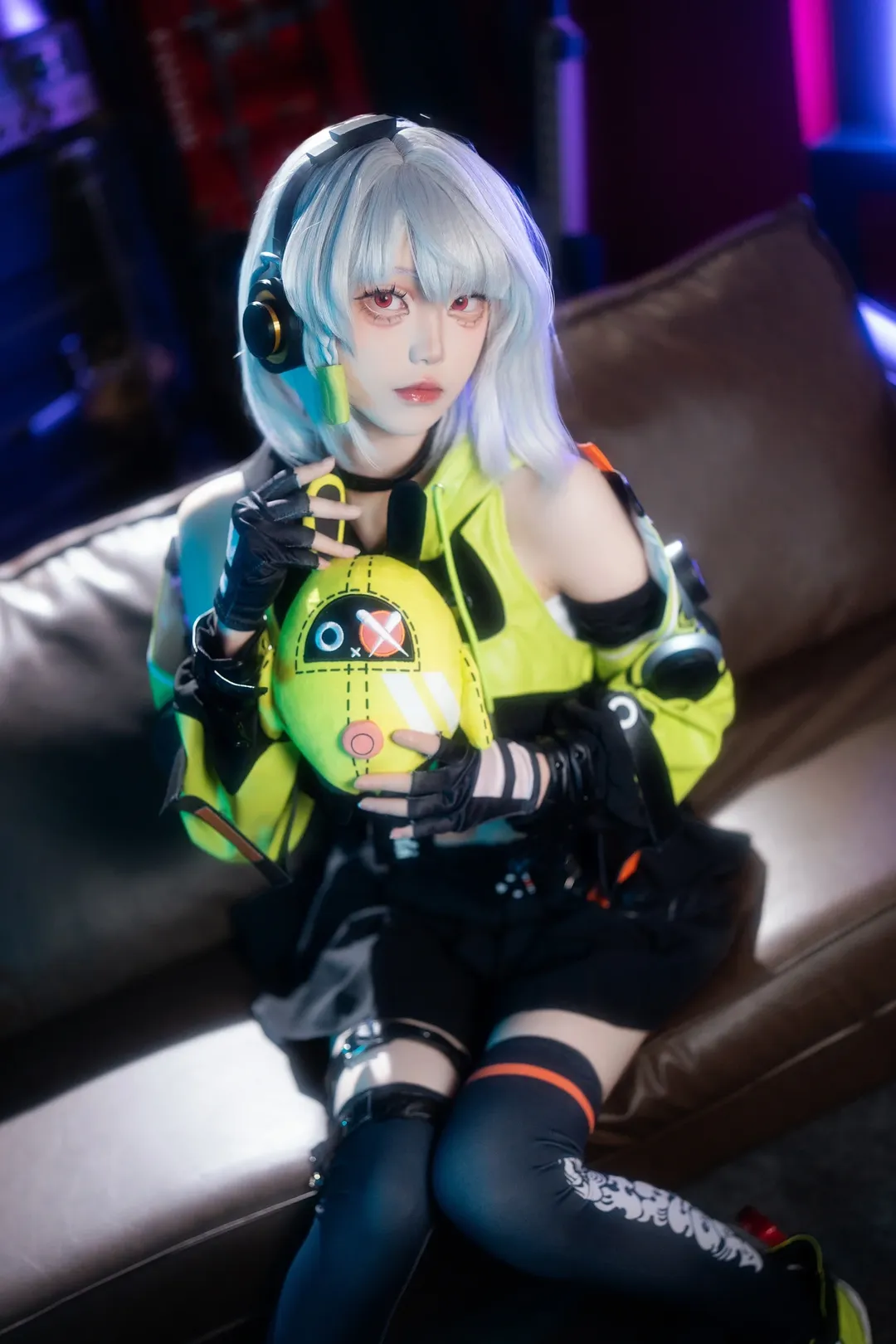 Zenless Zone Zero, cosplay, Anime-style photography, Stocking outfit, Anby cosplay - Image 2