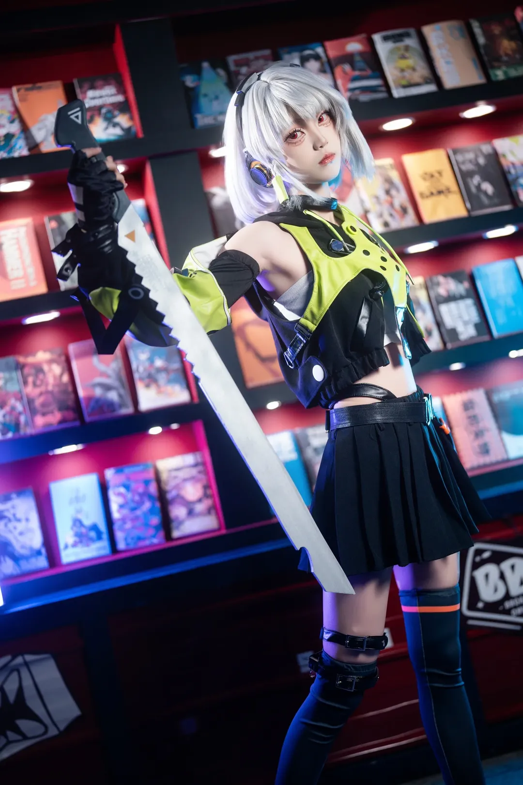 Zenless Zone Zero, cosplay, Anime-style photography, Stocking outfit, Anby cosplay - Image 3
