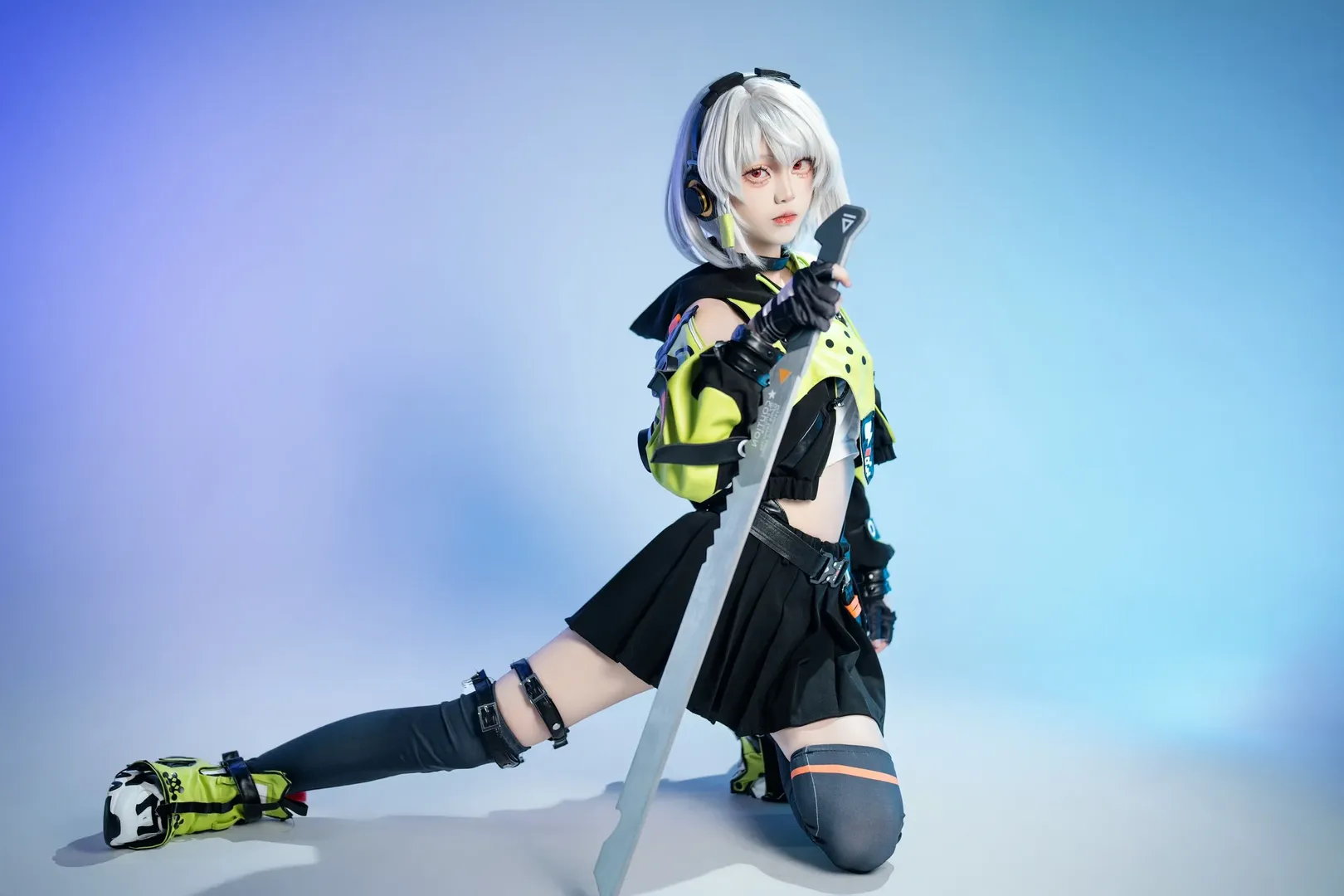 绝区零, cosplay, 二次元写真, 丝袜穿搭, 安比cos