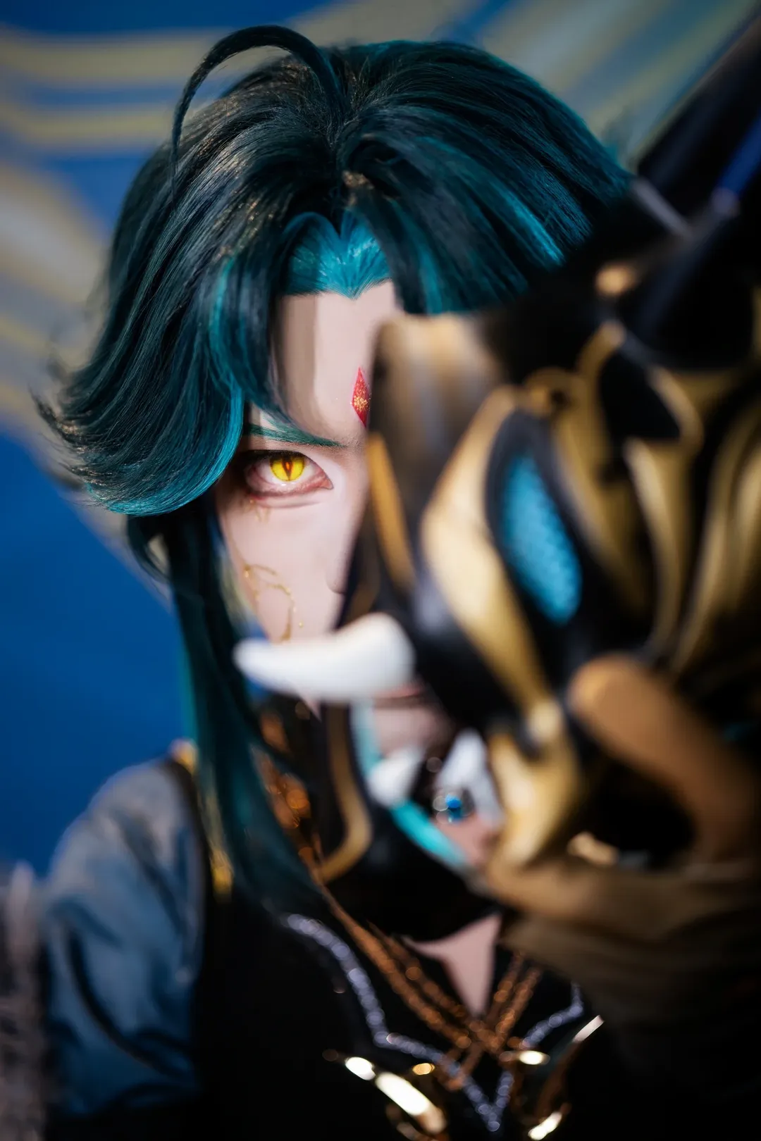 原神, コスプレ撮影, 魈 コスプレ, 古風なスタイル, イベントのお客様の写真 - 1枚目