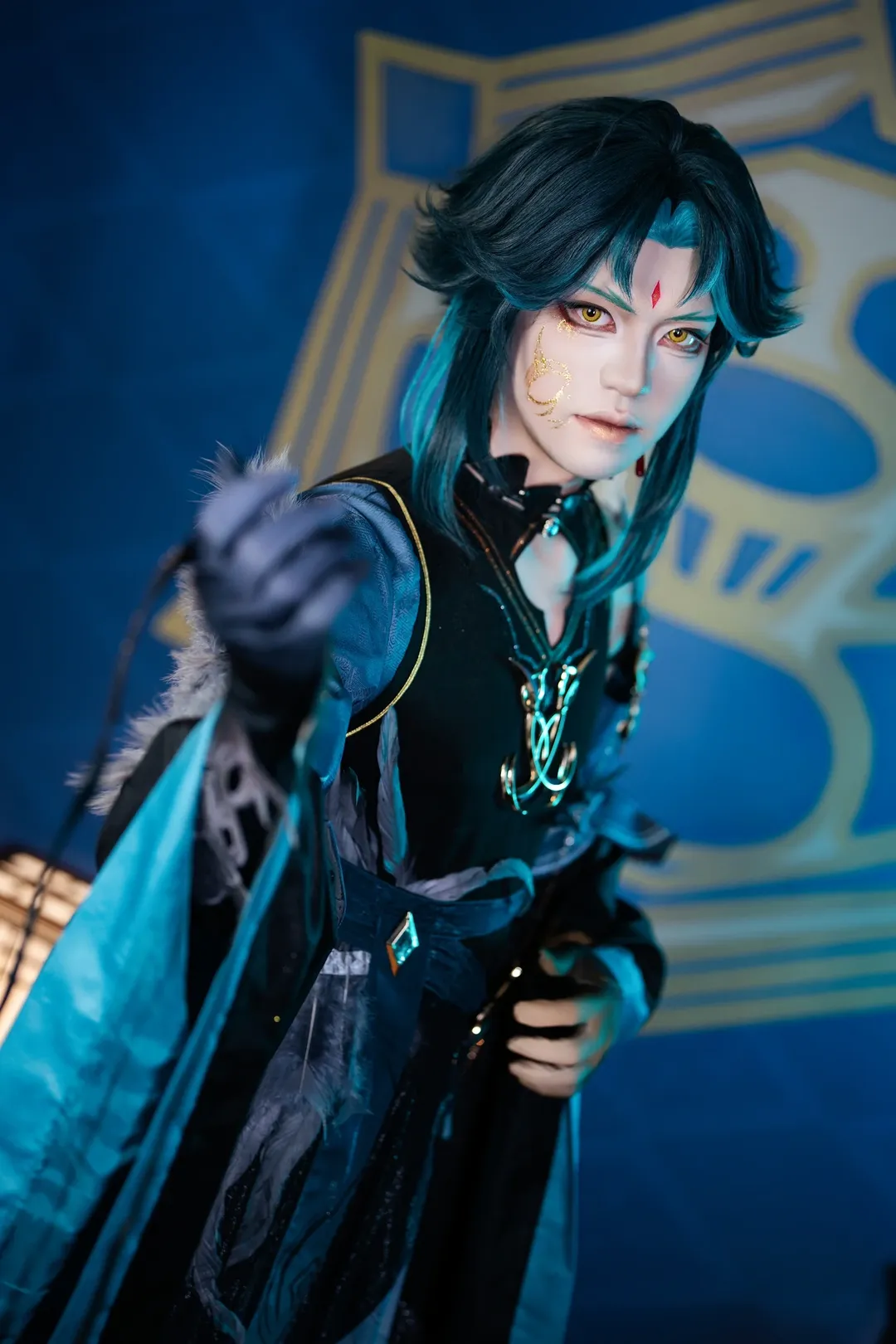 原神, コスプレ撮影, 魈 コスプレ, 古風なスタイル, イベントのお客様の写真 - 4枚目