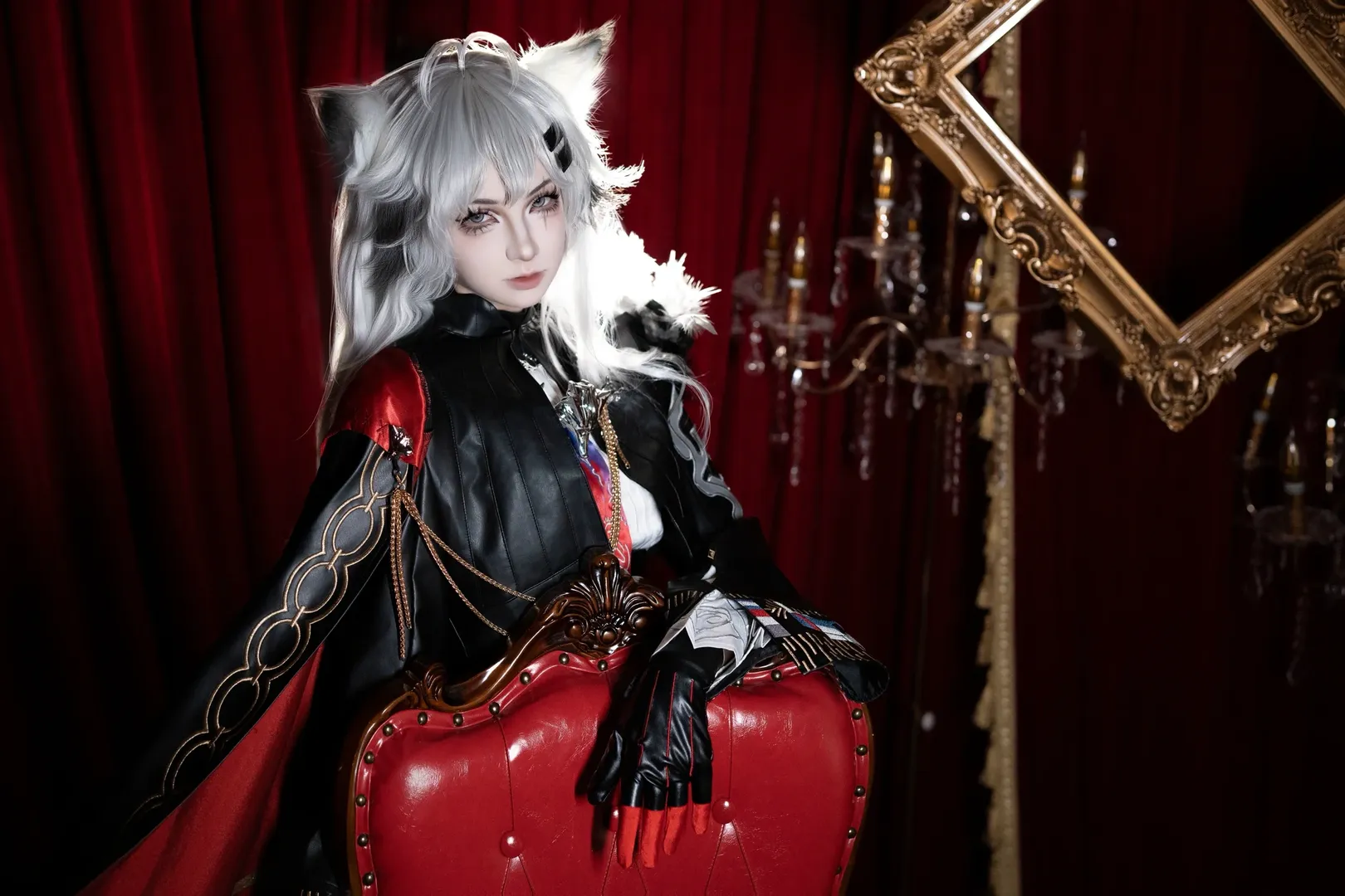 明日方舟, 拉普兰德cos, 二次元cos, cosplay穿搭, 黑丝穿搭 - 第3张