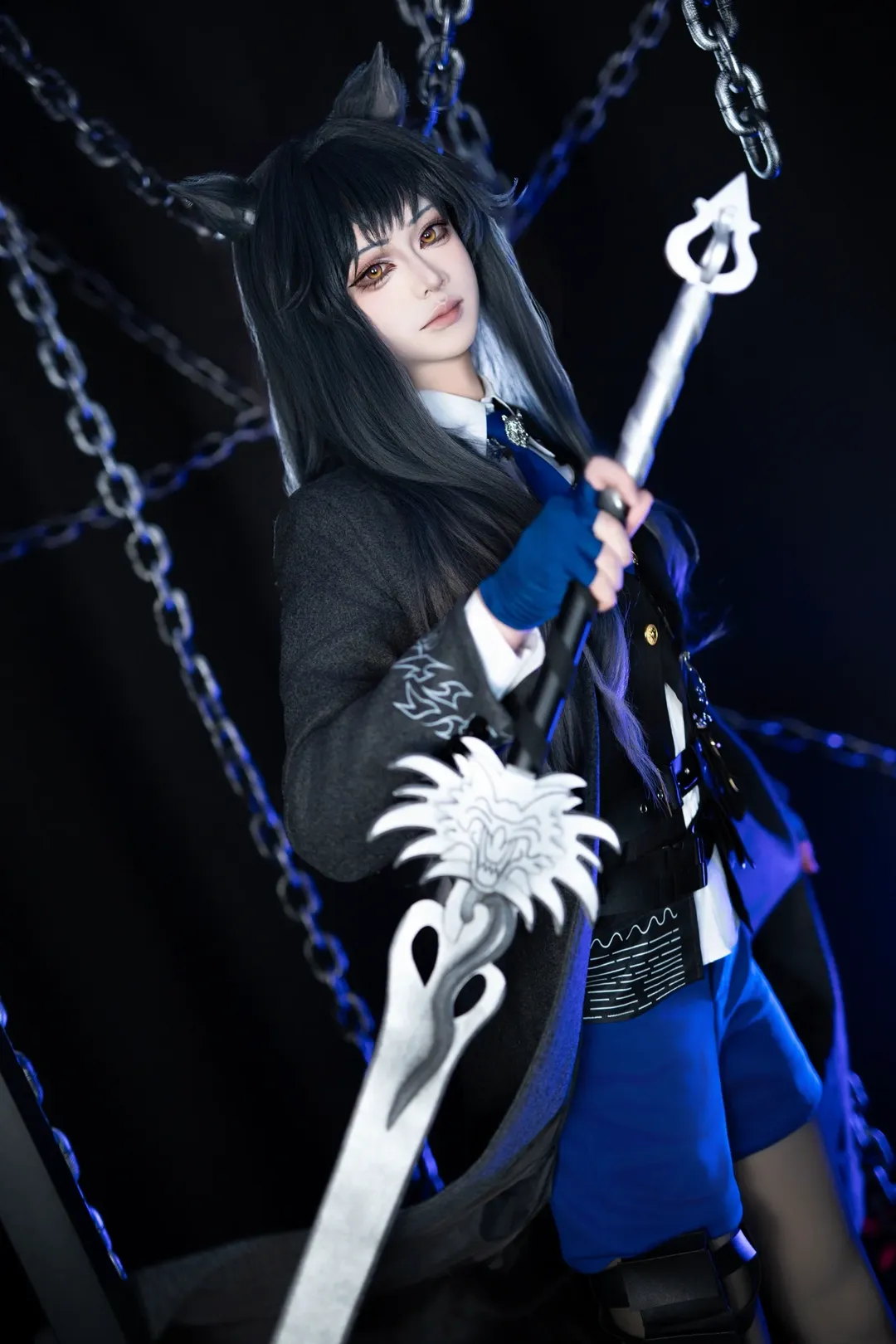コスプレ, アークナイツ, 黒ストッキング, 獣耳, テキサス コスプレ - 2枚目