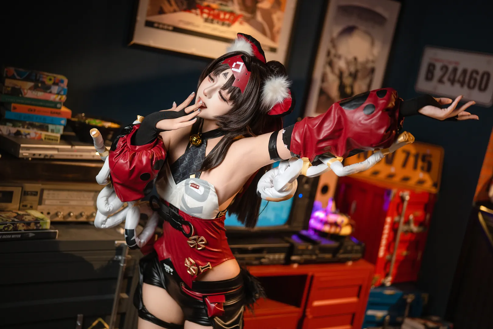 绝区零, 二次元摄影, 兽耳cosplay, 猫又cos, 角色穿搭 - 第1张