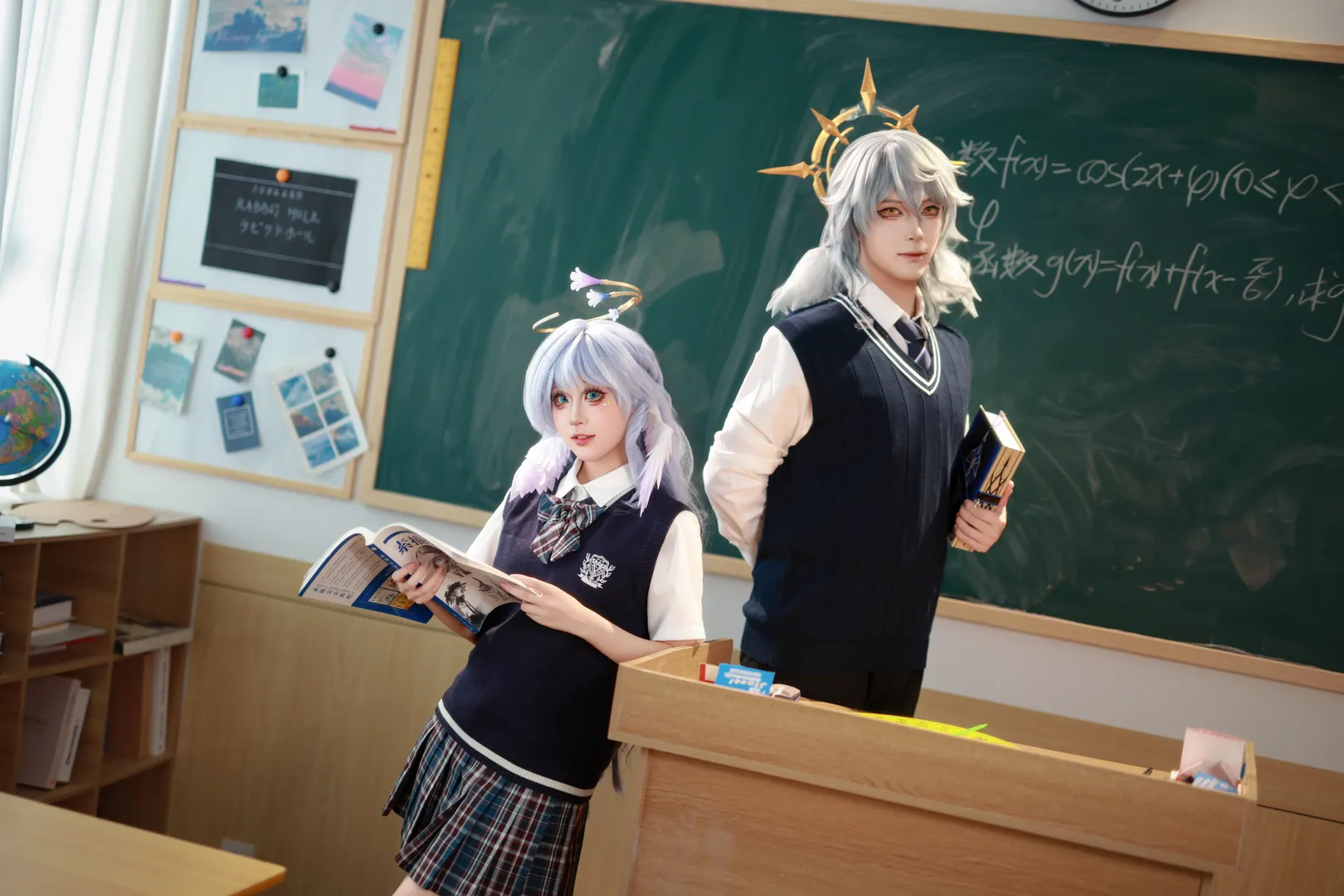 崩坏星穹铁道, 知更鸟cos, 星期日cos, cosplay分享, 校园摄影