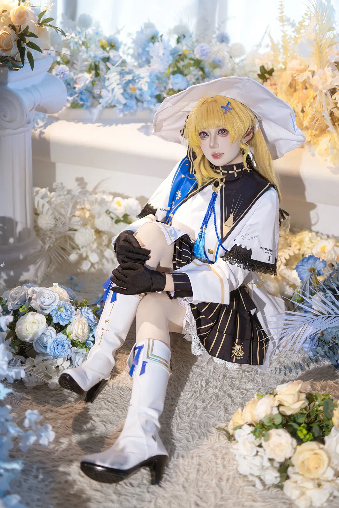 菲比cos, 鳴潮, 二次元cosplay, 攝影分享, 白絲穿搭