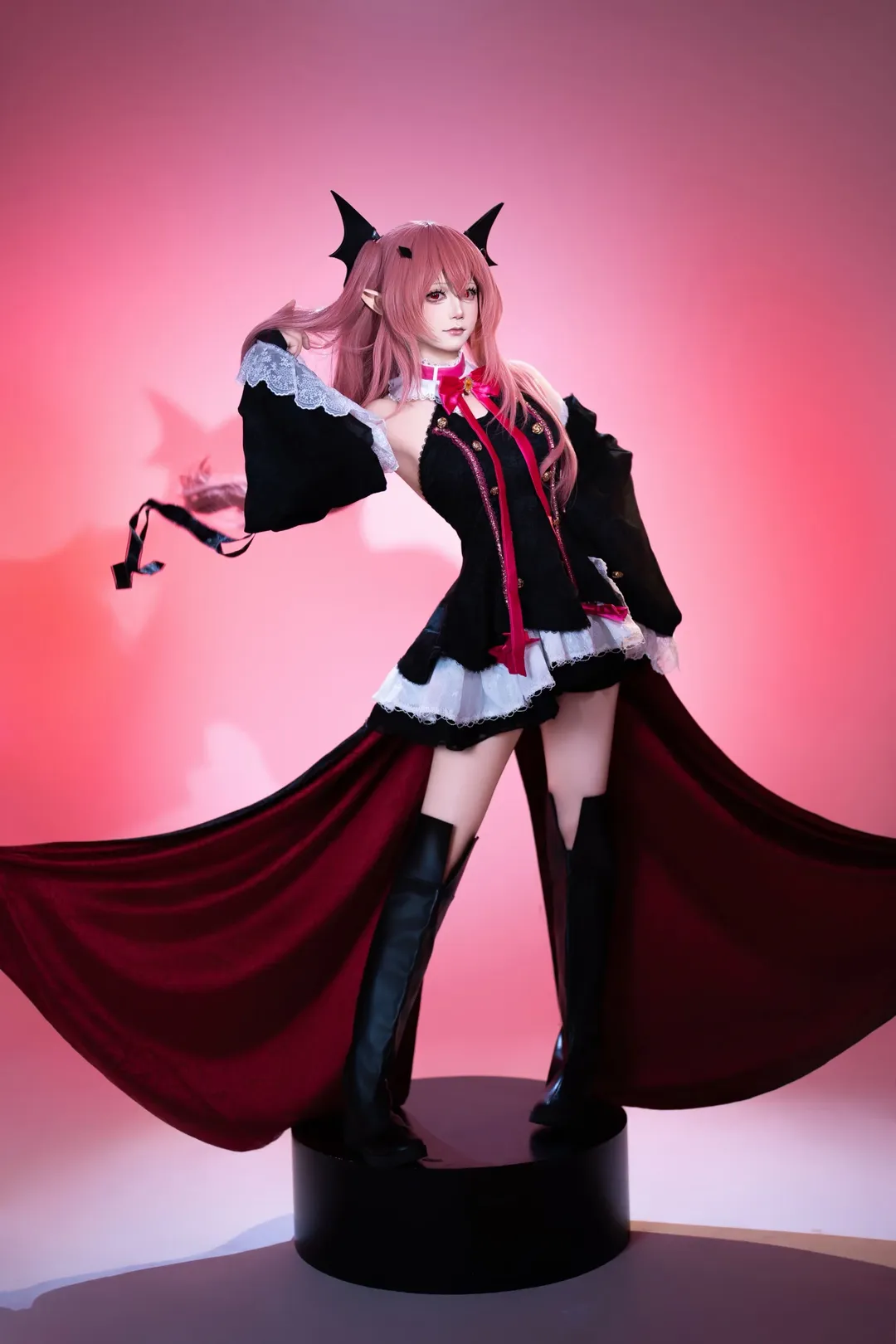 吸血鬼cosplay, 克鲁鲁cos, 终结的炽天使, 哥特萝莉风, 过膝长靴 - 第2张