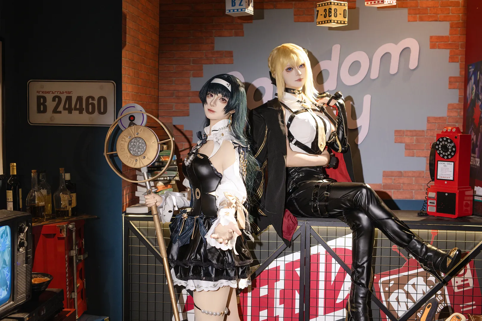 绝区零, 耀嘉音cos, 双人cosplay, 丝袜cos, 伊芙琳 - 第4张