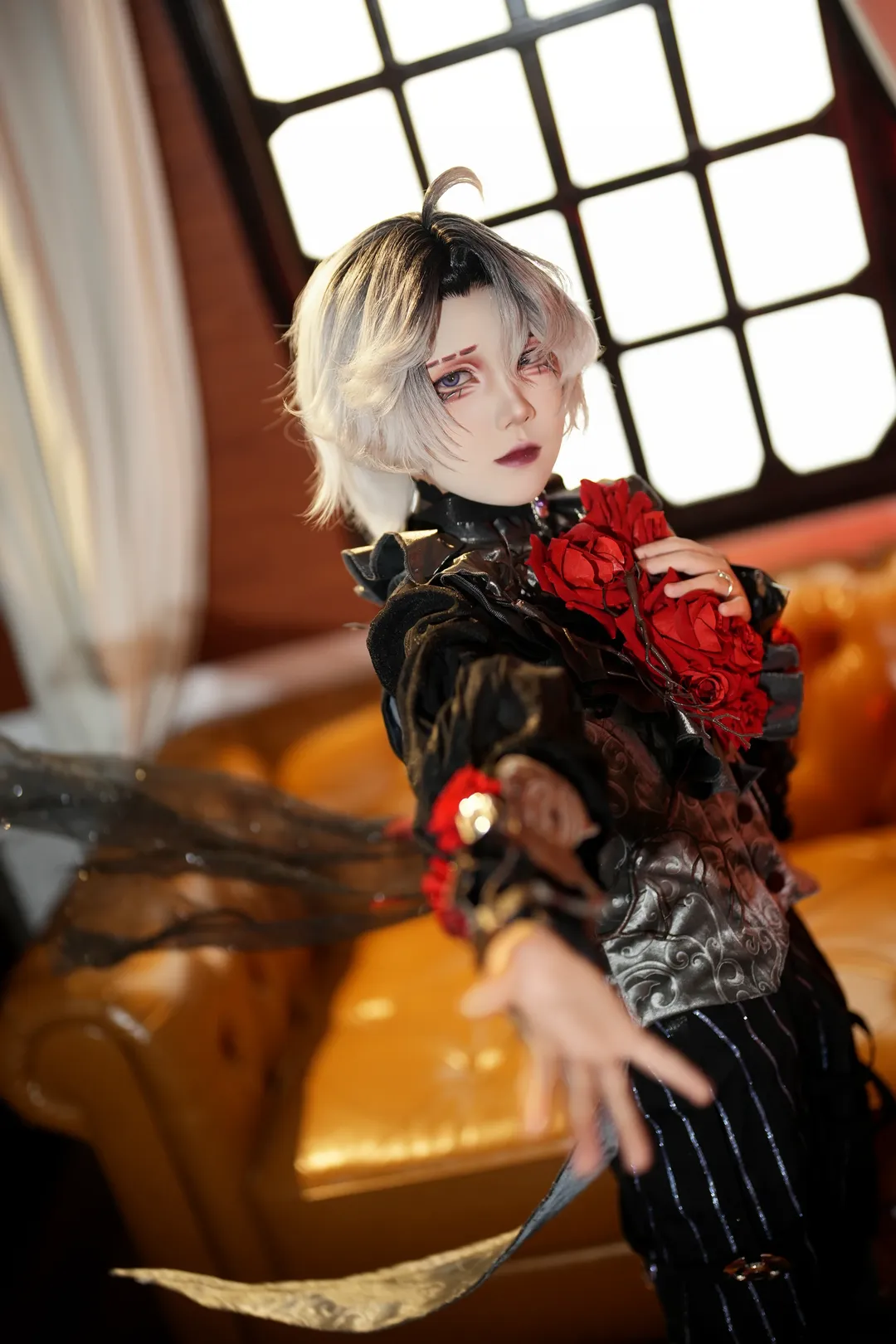 第五人格, 哥特风cosplay, 黑丝穿搭, 心理学家cos, 病患cos - 第3张