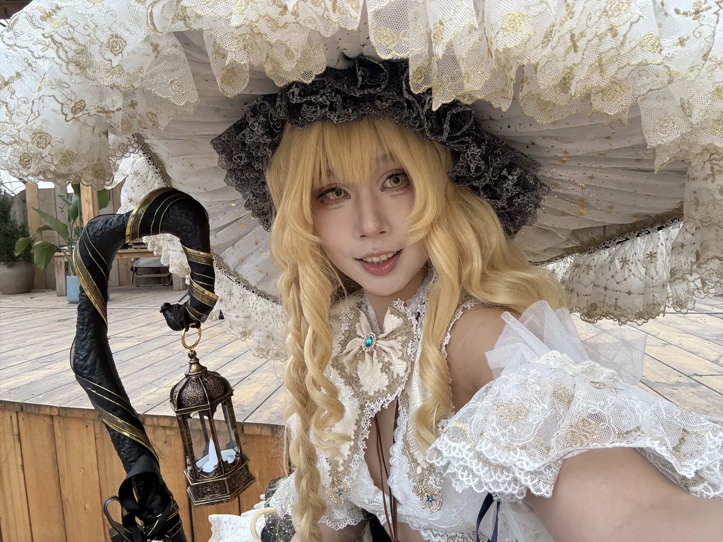 东方project, 户外摄影, 魔理沙cos, 华丽洋装, 金发魔女 - 第2张
