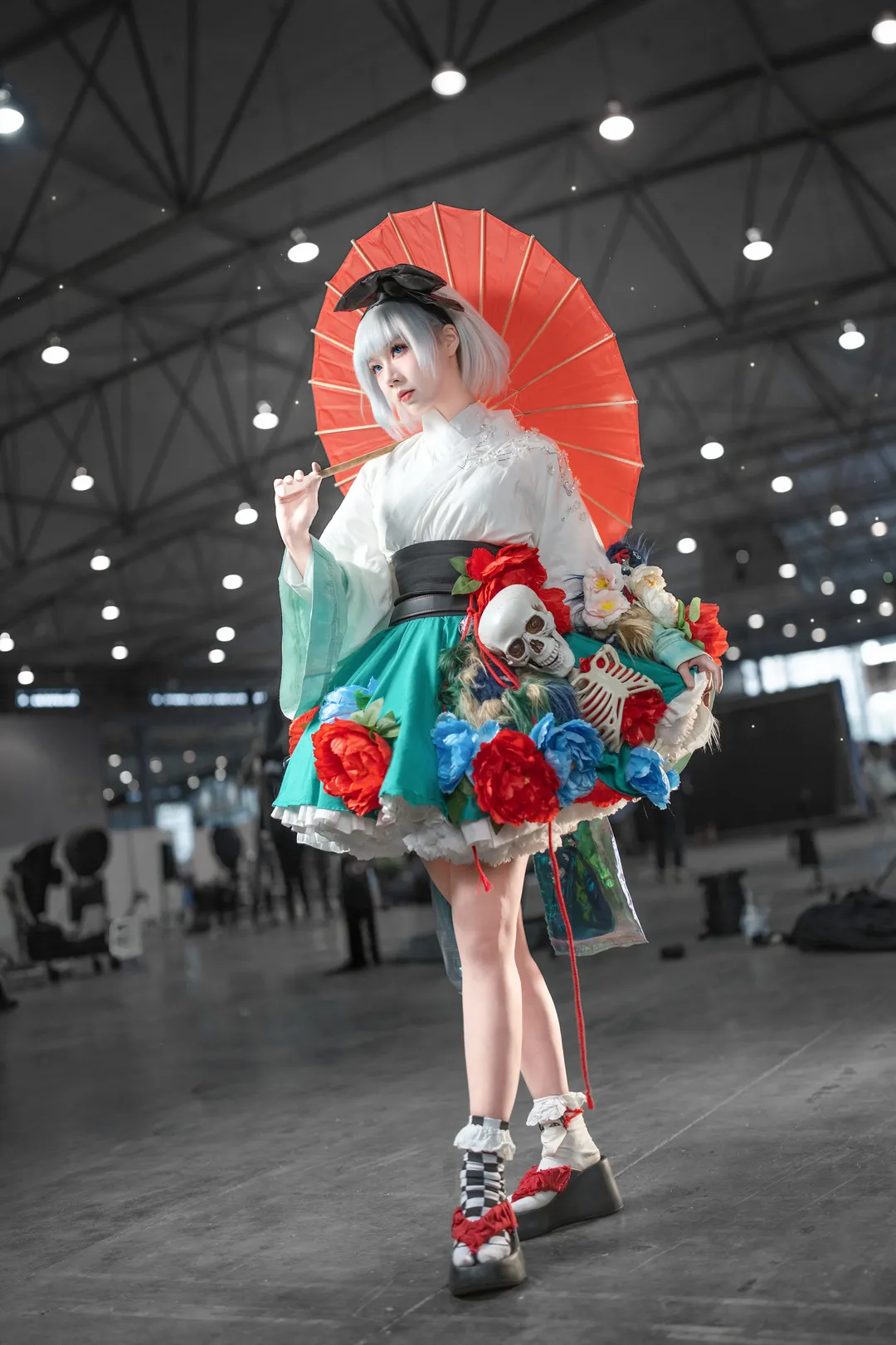 东方project, 魂魄妖梦cos, 和风服饰, 漫展摄影, 冷色调修图 - 第1张