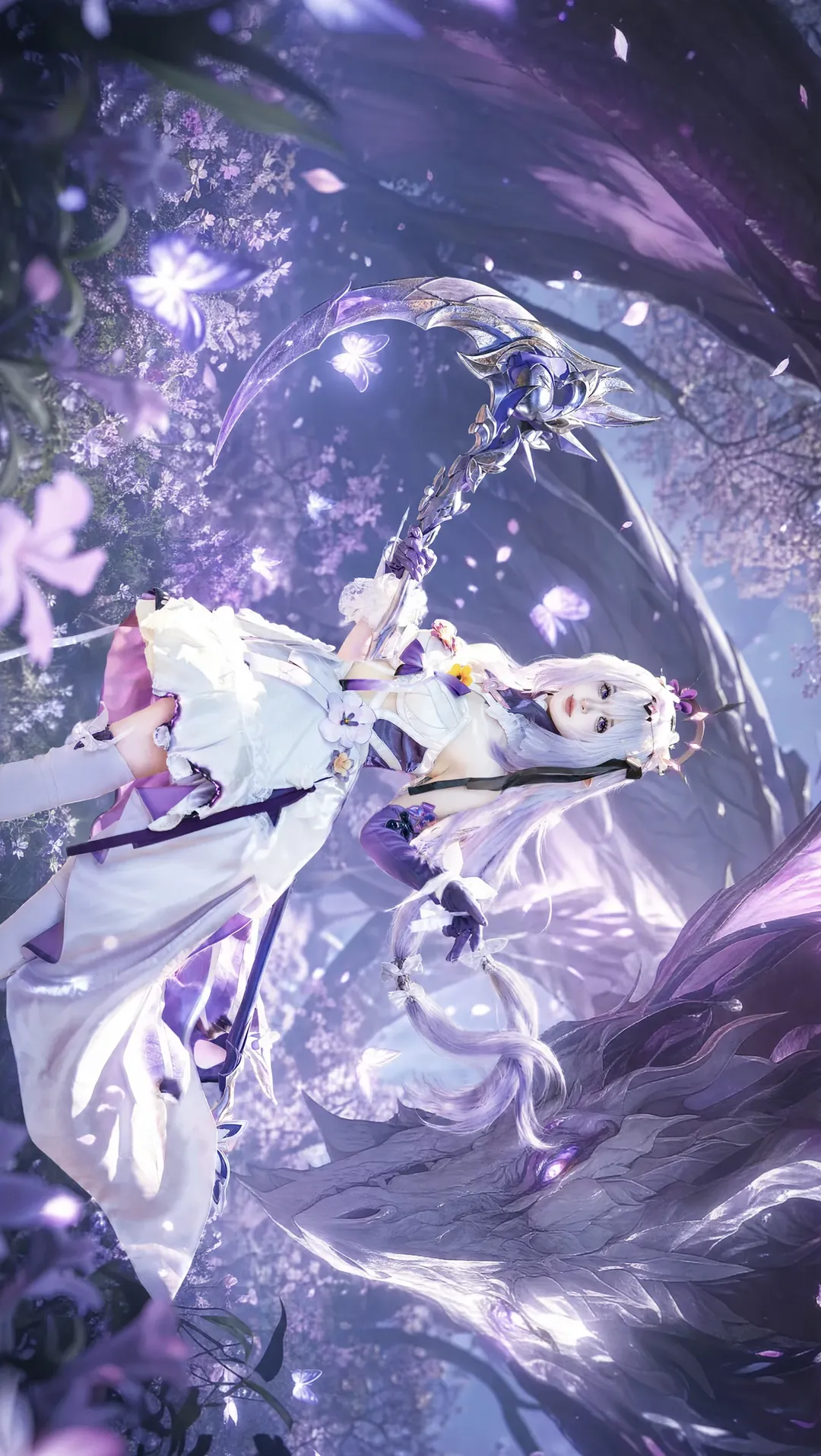 崩坏星穹铁道, 遐蝶cos, cosplay摄影, 幻想风cos, 紫发精灵 - 第4张