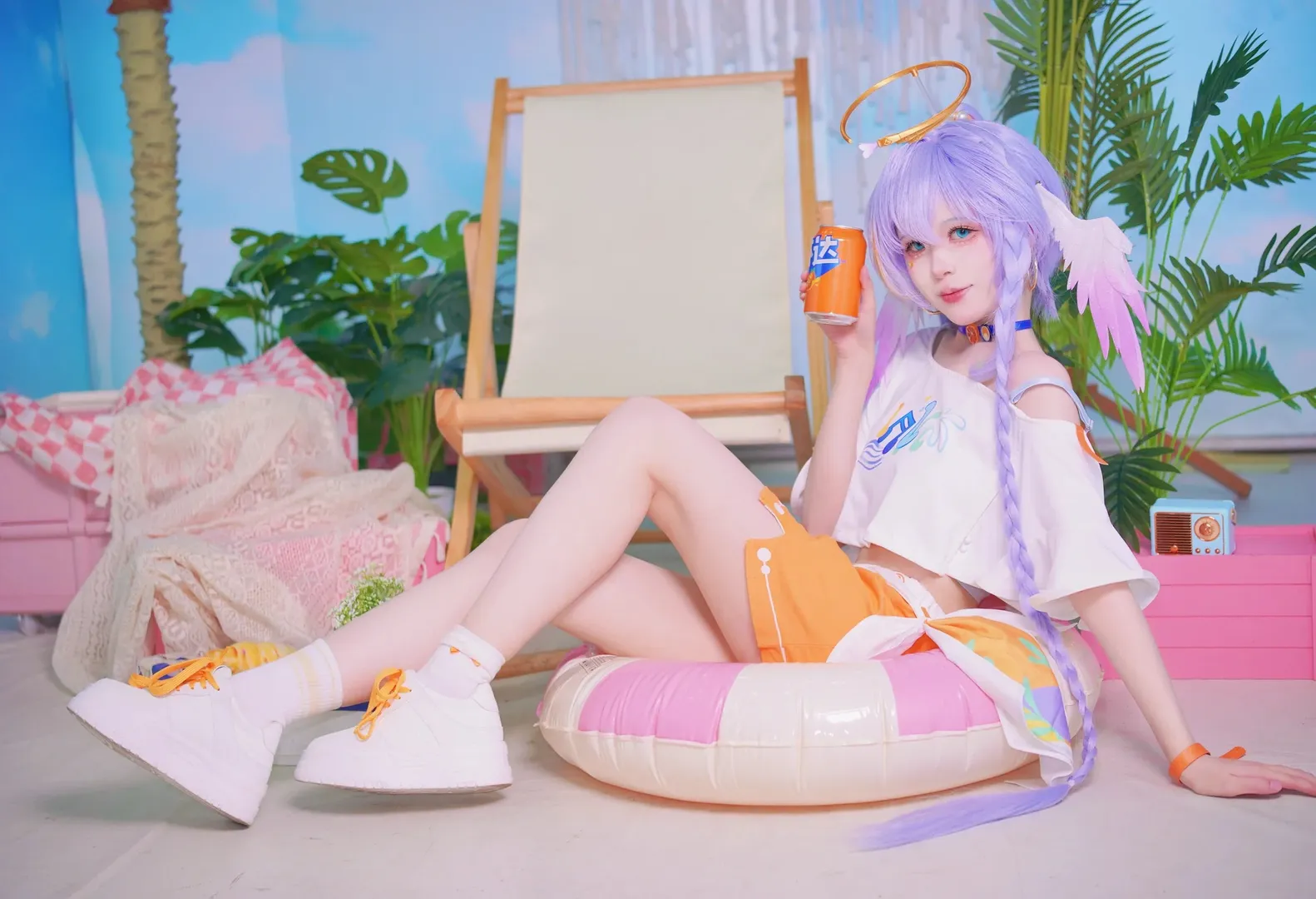 Anime-style photography, Honkai: Star Rail, Robin cosplay, Sunday Cosplay, Summer cosplay