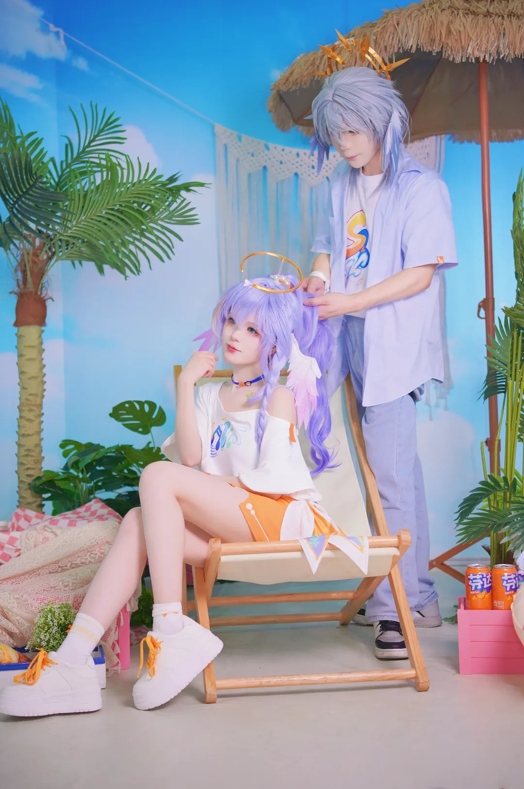 二次元摄影, 崩坏星穹铁道, 知更鸟cos, 星期日cos, 夏日cosplay - 第4张
