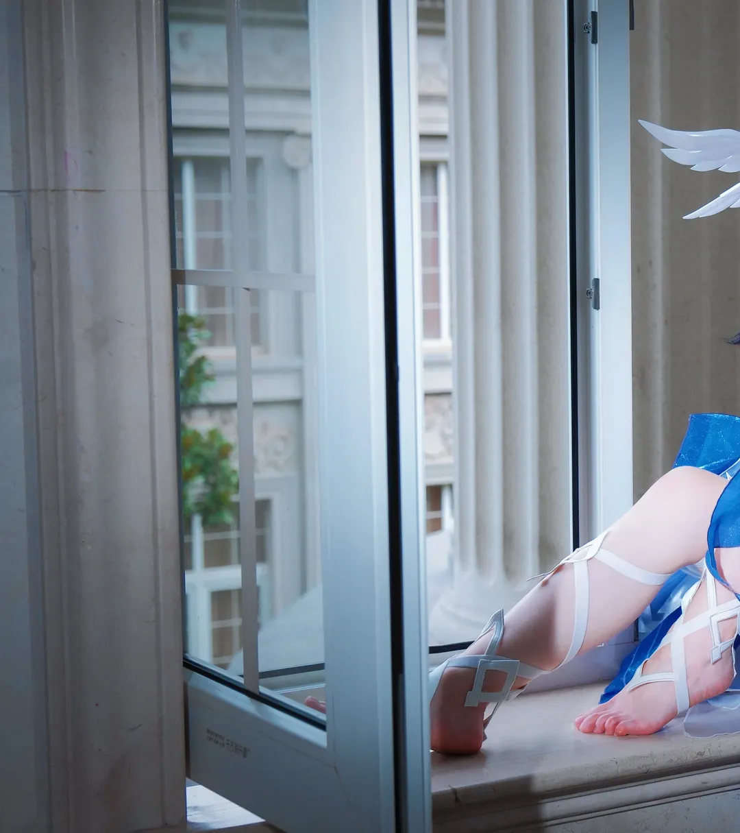 原神, 哥伦比娅cos, 二次元cosplay, 窗台摄影, 少女cos正片 - 第2张