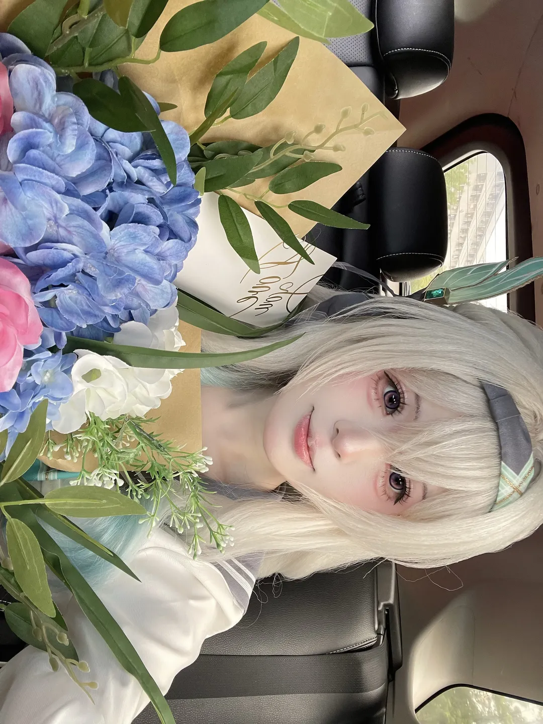崩坏星穹铁道, 流萤cos, cos摄影, cosplay分享, 银发造型