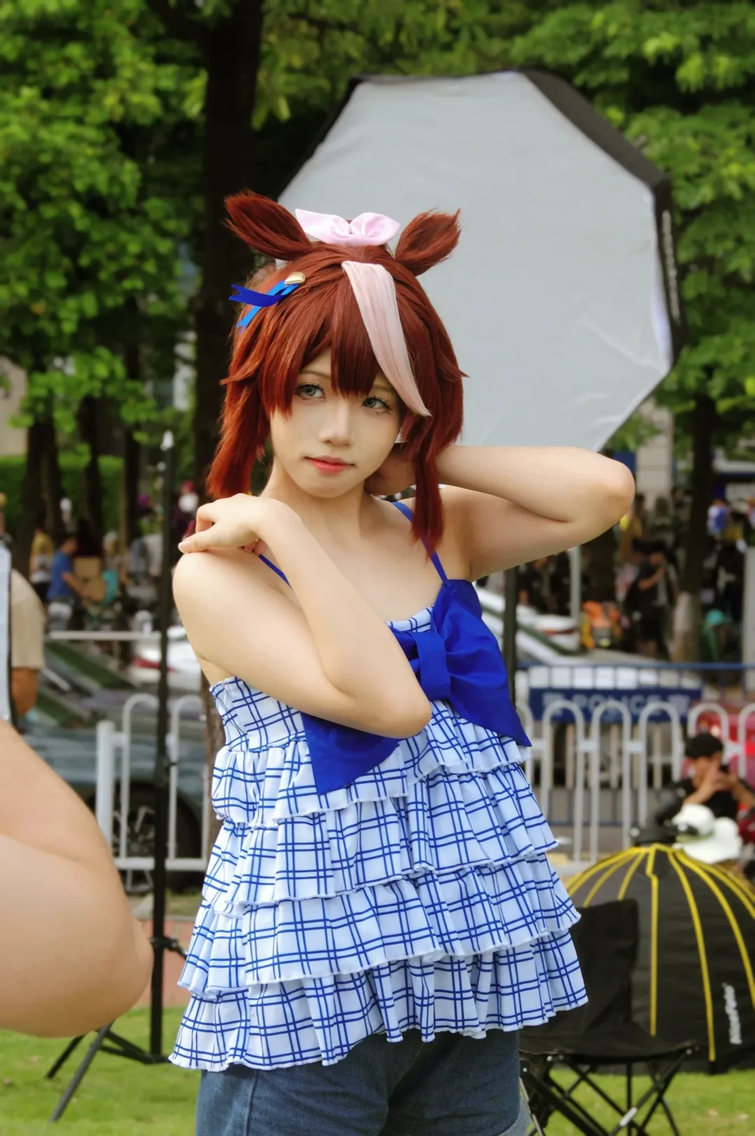 漫展返图, 户外拍摄, cosplay摄影, 赛马娘, 东海帝皇cos - 第1张