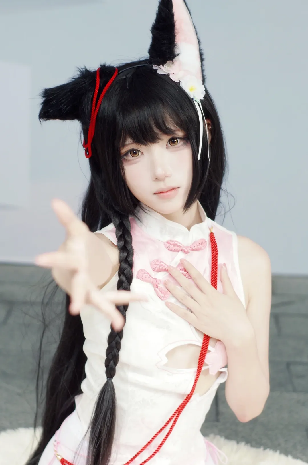 碧蓝航线, 萤火虫漫展, 兽耳cos, 白丝连裤袜, 长门cos - 第11张