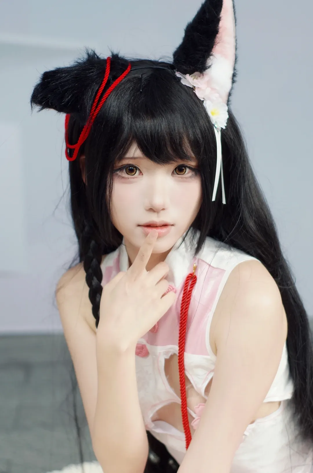 碧蓝航线, 萤火虫漫展, 兽耳cos, 白丝连裤袜, 长门cos - 第5张