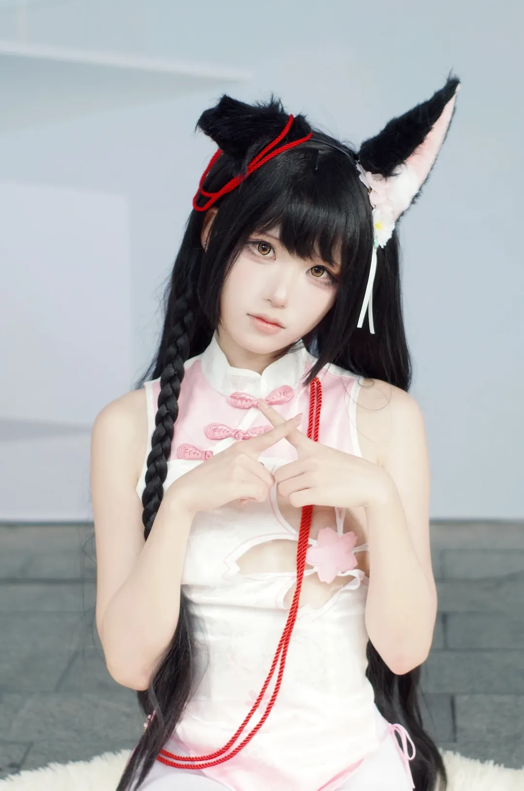 碧蓝航线, 萤火虫漫展, 兽耳cos, 白丝连裤袜, 长门cos - 第6张