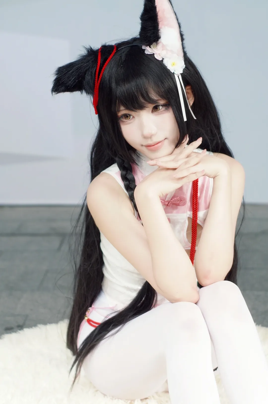 碧蓝航线, 萤火虫漫展, 兽耳cos, 白丝连裤袜, 长门cos - 第9张