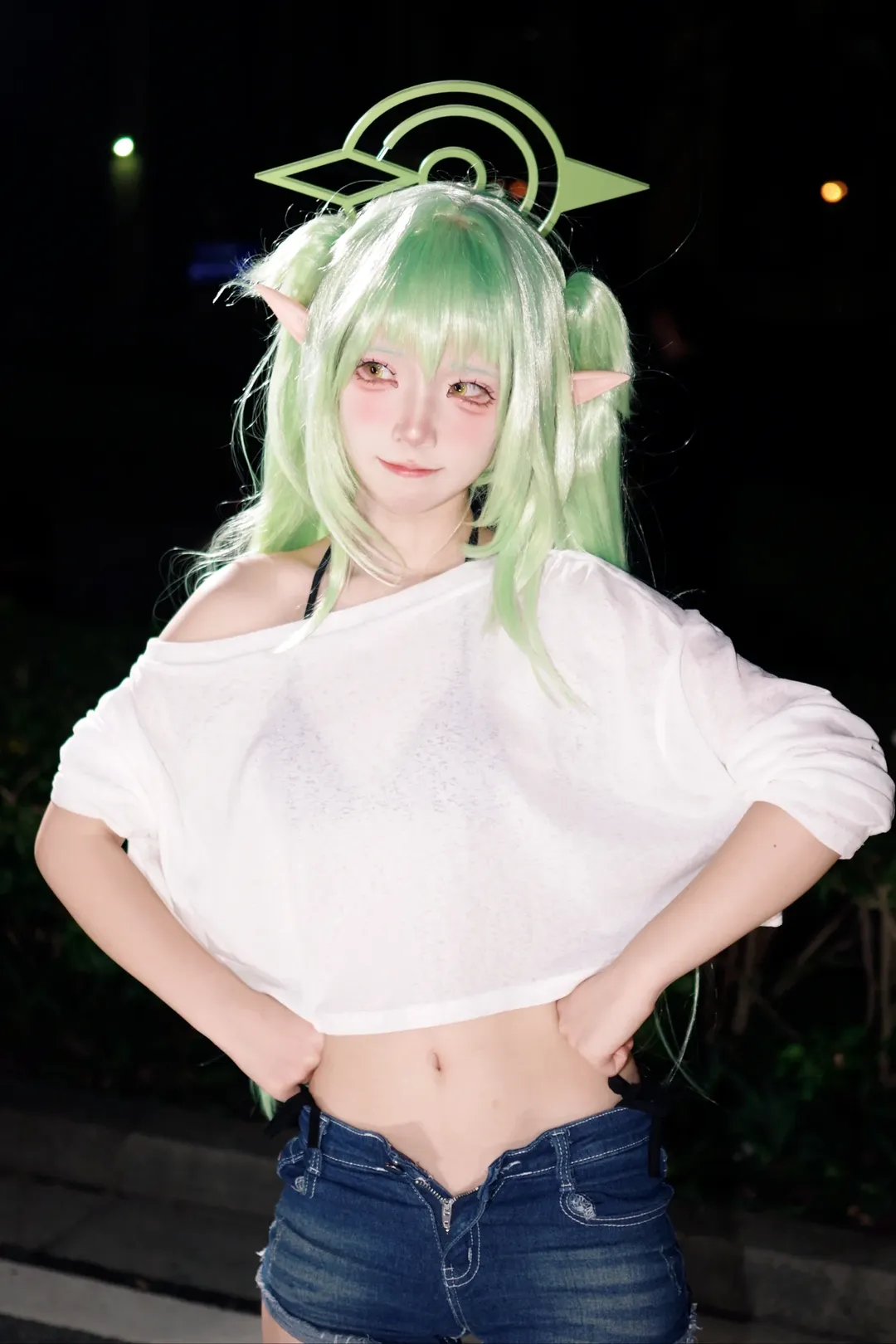 蔚蓝档案, 橘望cos, 夜拍cos, cicf漫展, 凤小宝 - 第5张