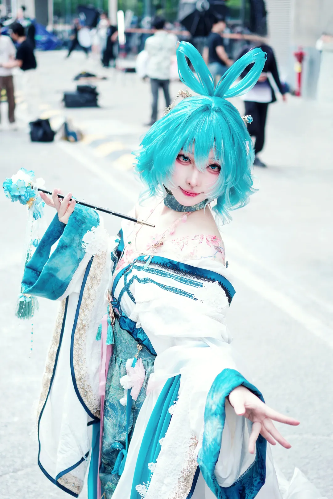 东方Project, 萤火虫漫展, 漫展场照, 霍青娥cos, 国风cosplay