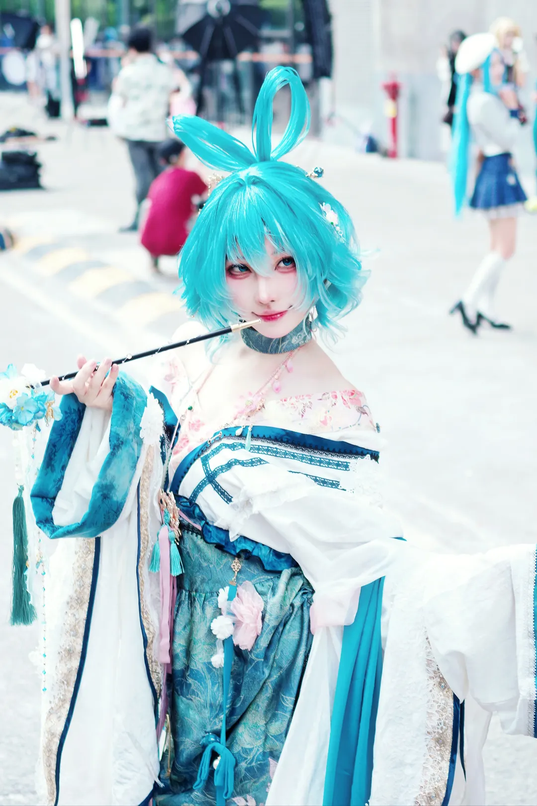 东方Project, 萤火虫漫展, 漫展场照, 霍青娥cos, 国风cosplay - 第3张