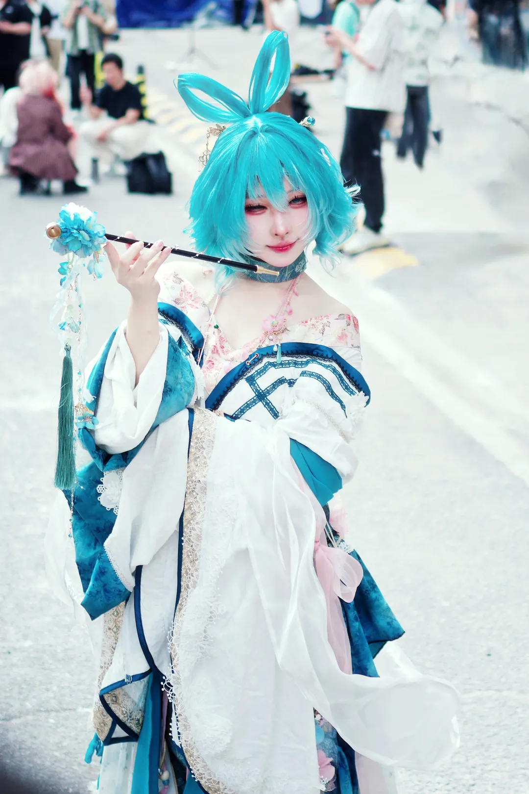 东方Project, 萤火虫漫展, 漫展场照, 霍青娥cos, 国风cosplay - 第4张