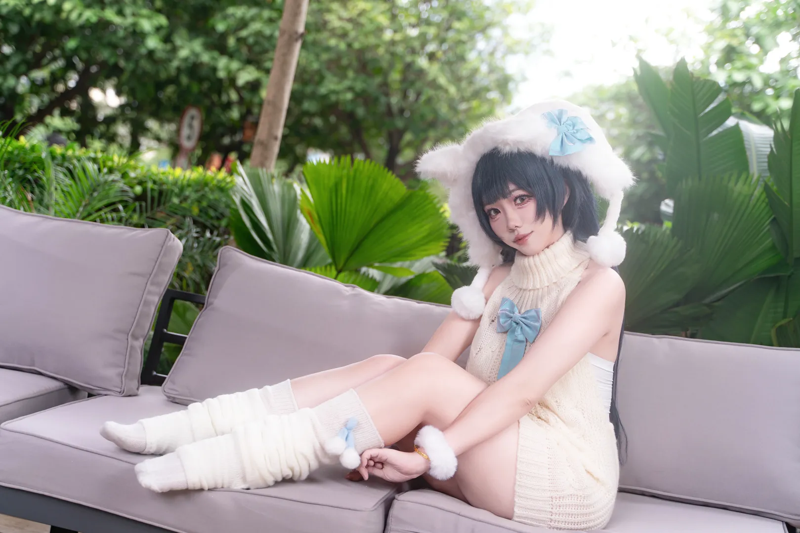cosplay, 蔚蓝档案, 萤火虫漫展, 龙华妃咲cos, 户外写真 - 第1张