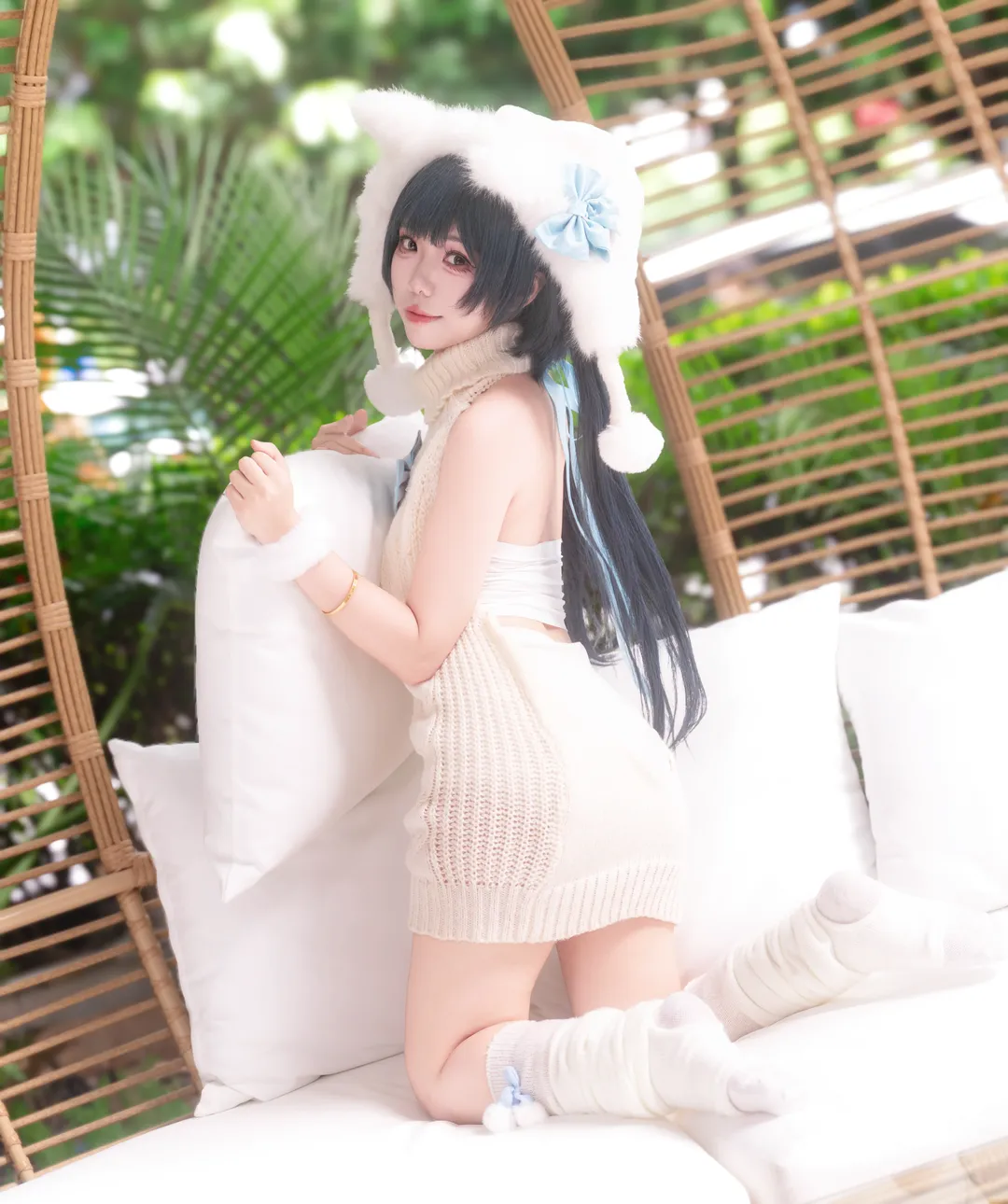 cosplay, 蔚蓝档案, 萤火虫漫展, 龙华妃咲cos, 户外写真 - 第3张