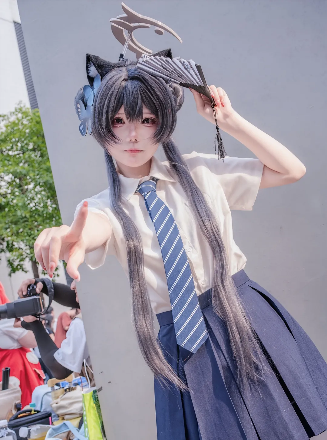蔚蓝档案, 漫展返图, 萤火虫漫展, 龙华妃咲cos, 二次元cosplay - 第1张