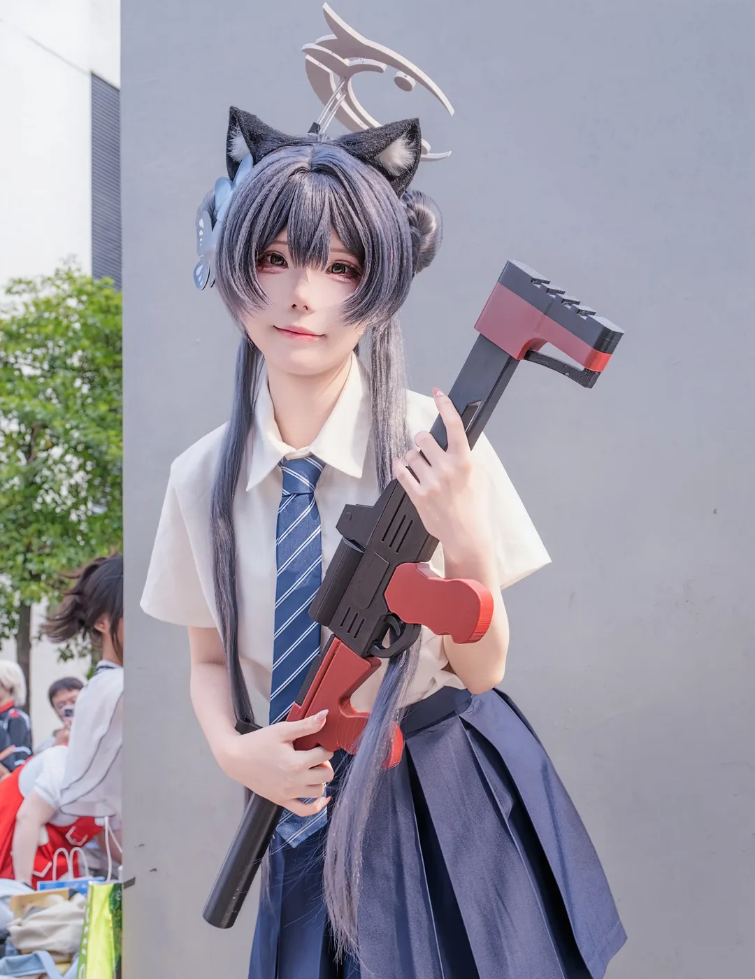 蔚蓝档案, 漫展返图, 萤火虫漫展, 龙华妃咲cos, 二次元cosplay - 第2张