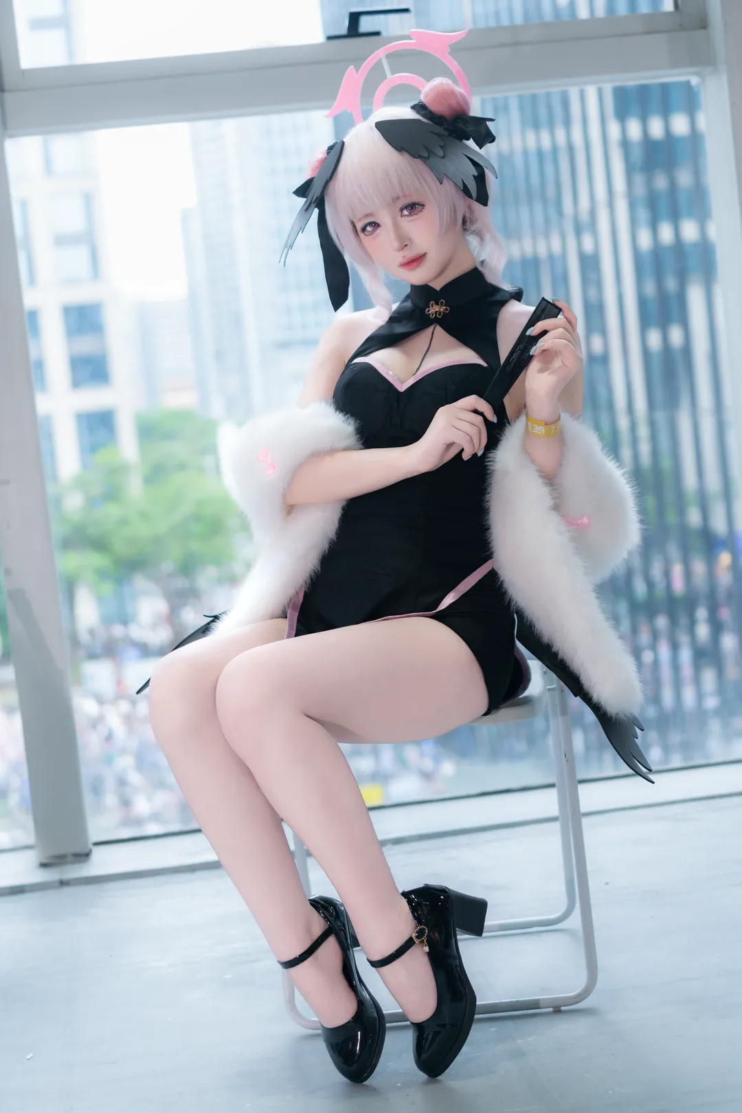 蔚蓝档案, 萤火虫漫展, 二次元cosplay, 下江小春cos, 旗袍cosplay - 第3张
