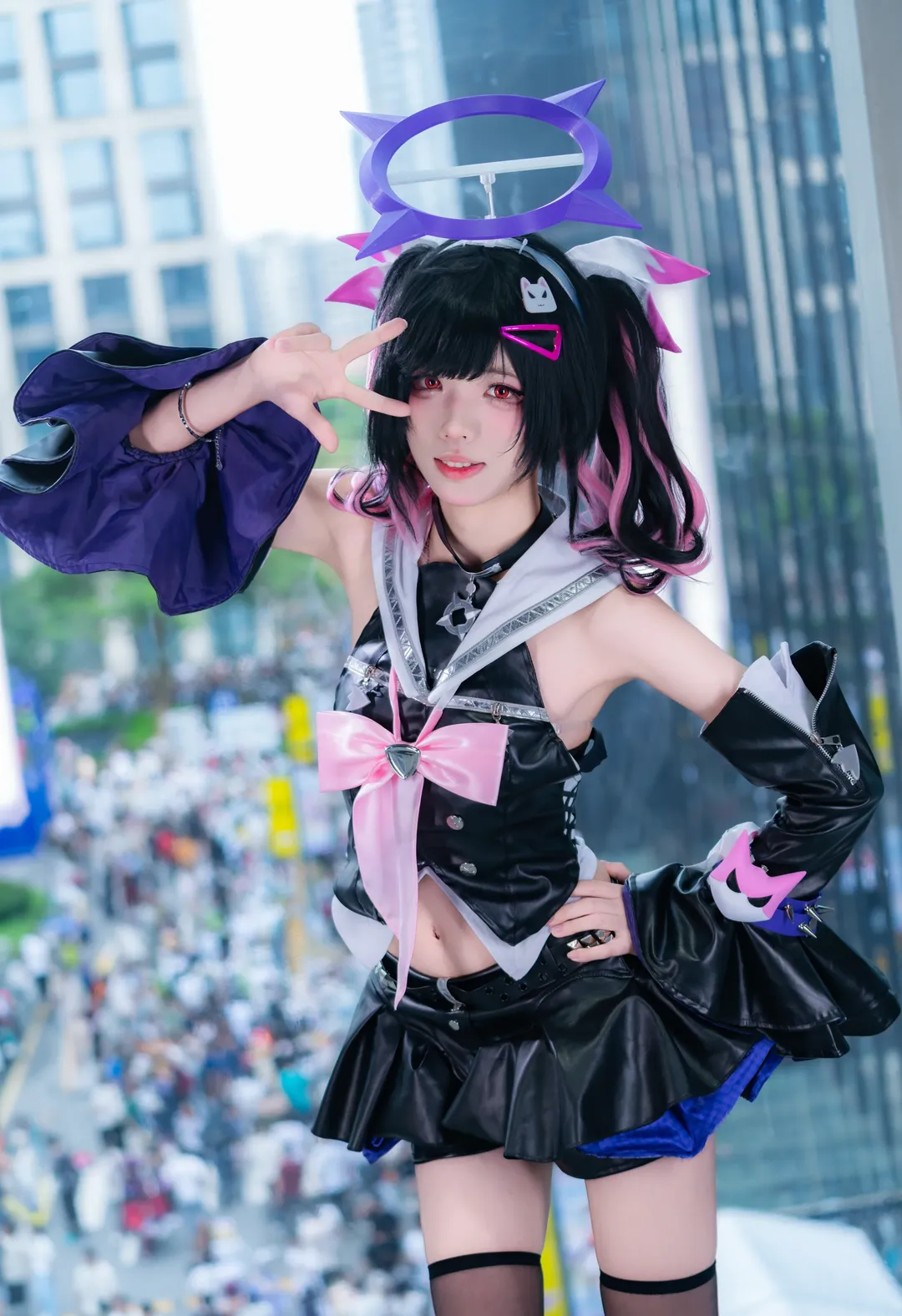 绝区零, 萤火虫漫展, 二次元cosplay, 南宫羽cos, 黑丝cos - 第1张