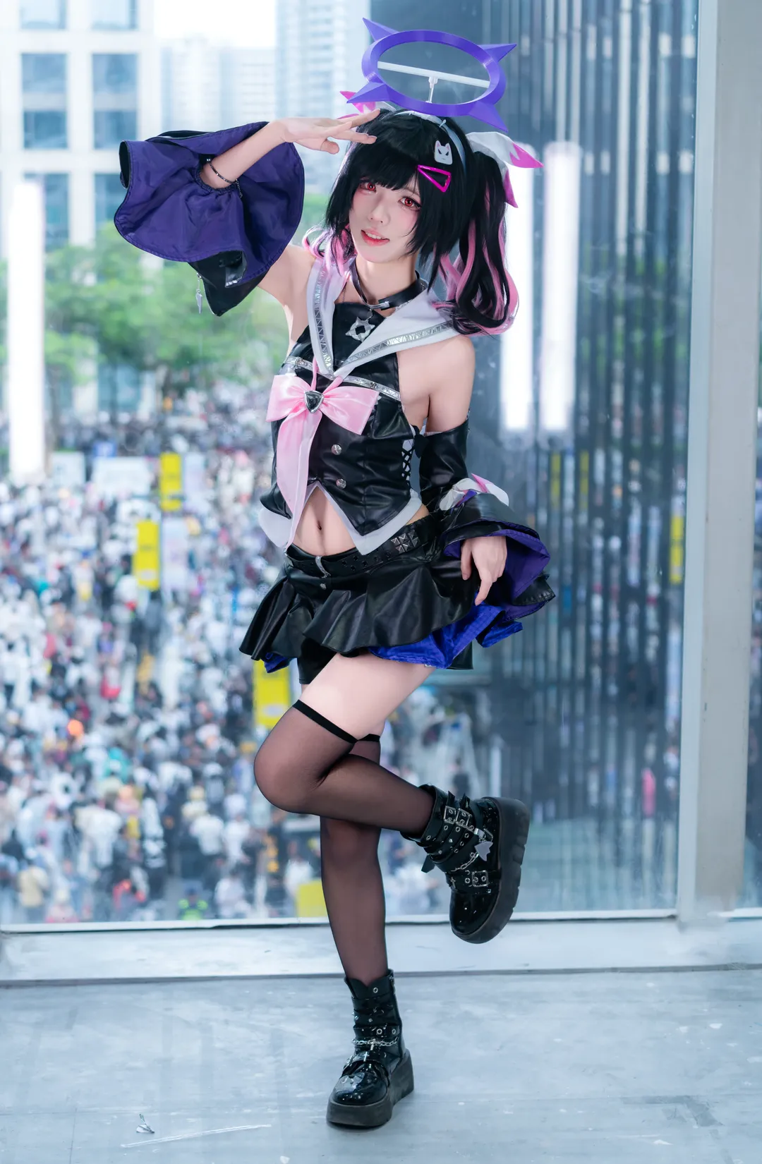 绝区零, 萤火虫漫展, 二次元cosplay, 南宫羽cos, 黑丝cos - 第3张