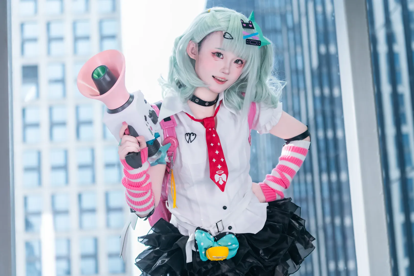绝区零, 萤火虫漫展, 二次元cosplay, 千夏cos, 条纹长袜cos - 第2张