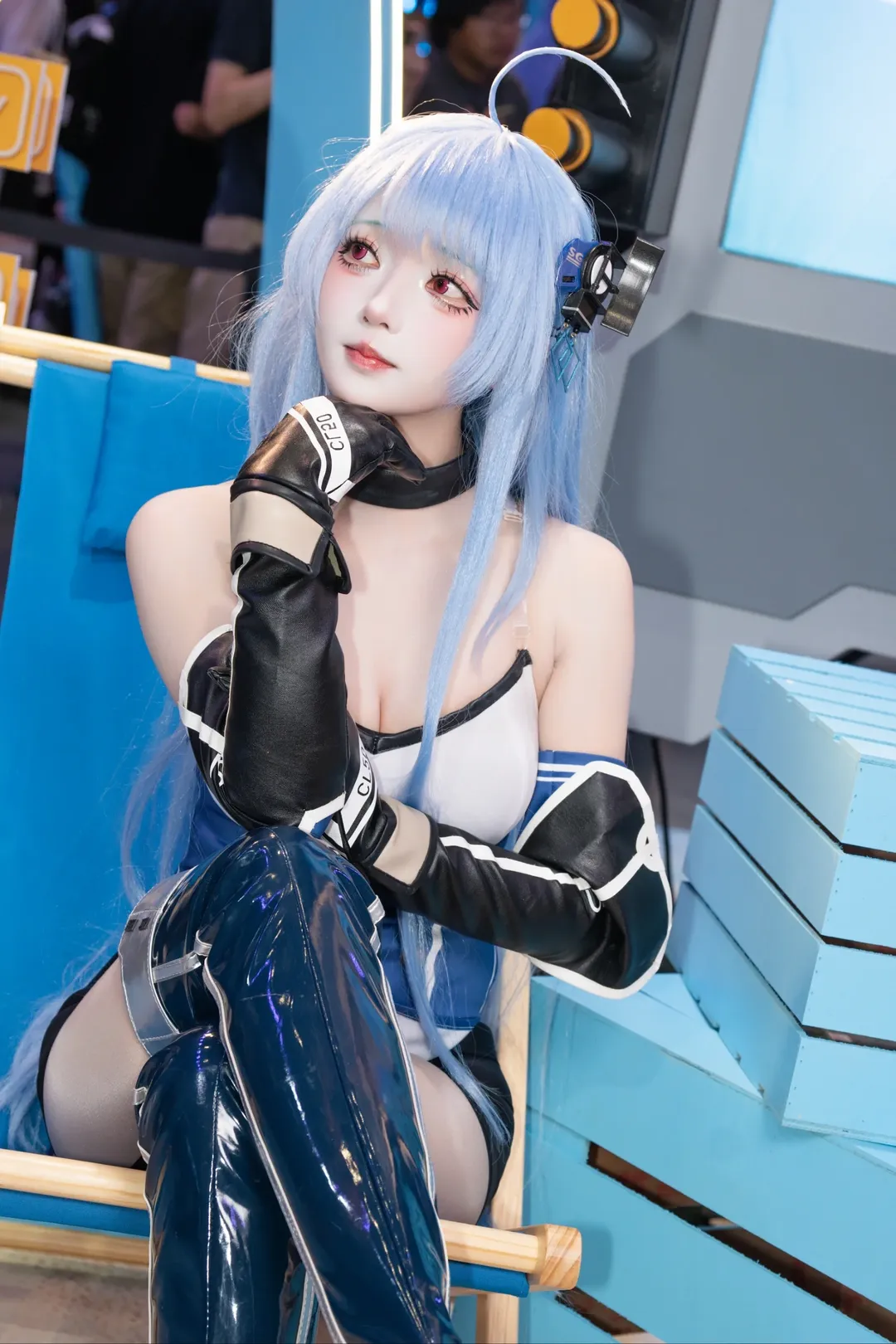 碧蓝航线, 漫展返图, 二次元cosplay, 丝袜穿搭, 海伦娜cos - 第2张