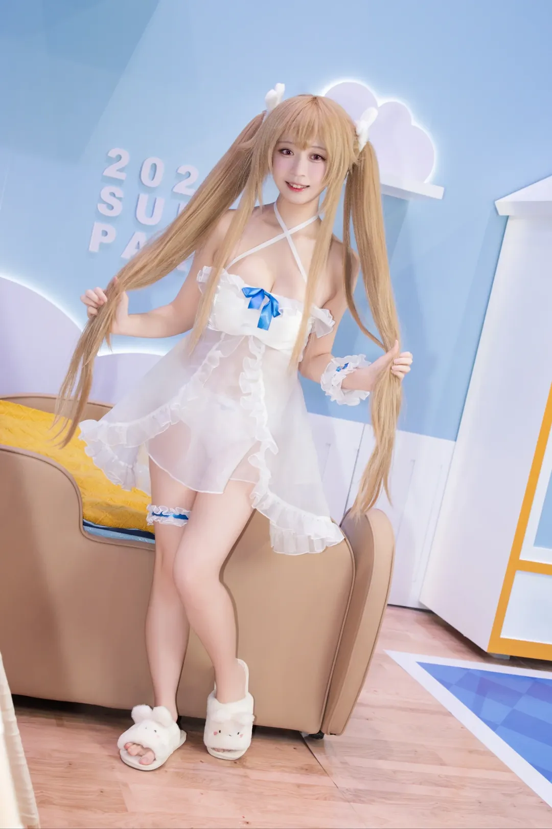 碧蓝航线, 二次元cosplay, 安克雷奇cos, 碧蓝航线清凉节, 兽耳萌系 - 第4张