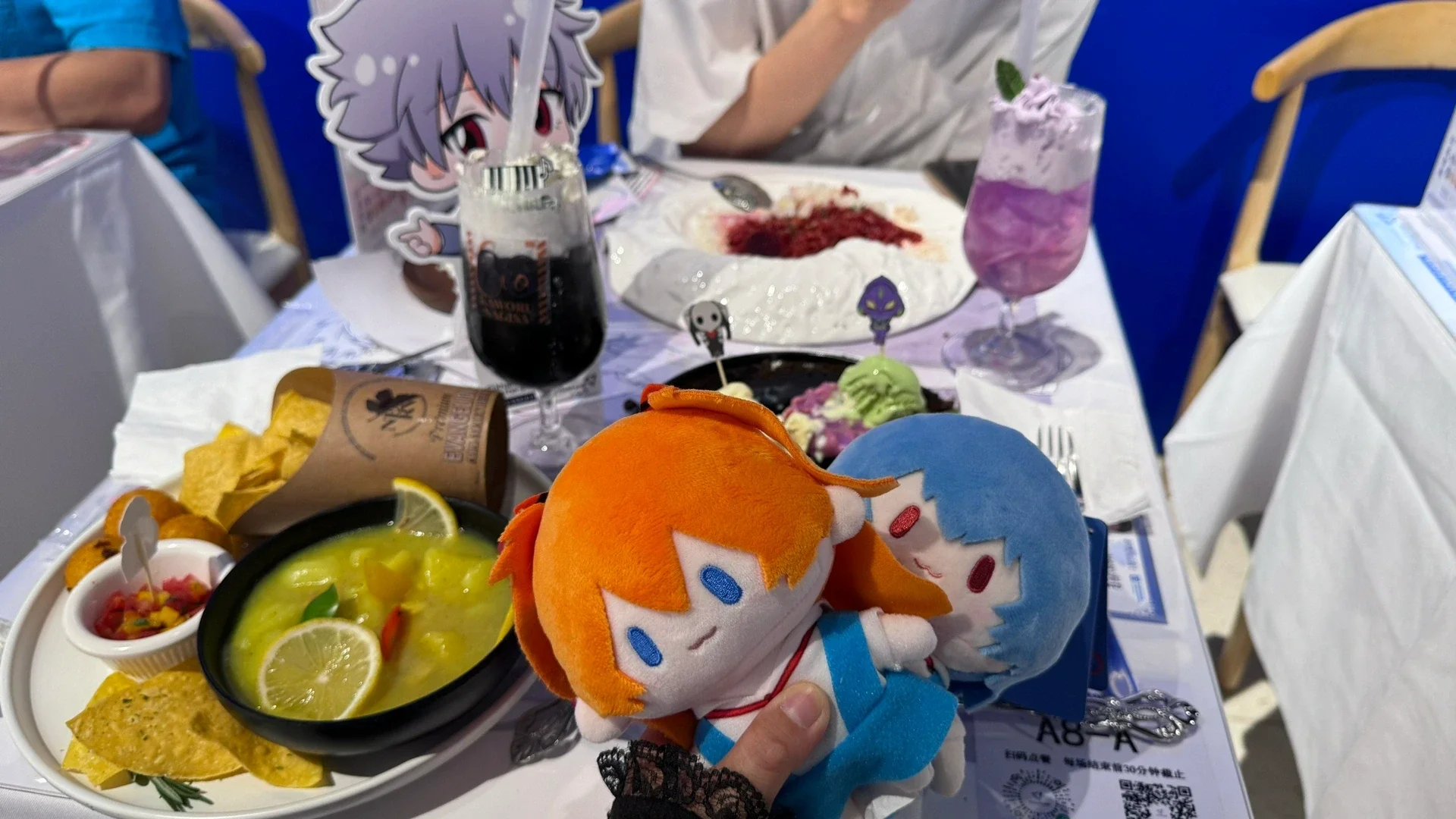 绫波丽cos, 新世纪福音战士, 哥特风穿搭, 主题店美食, 抽盲盒 - 第5张