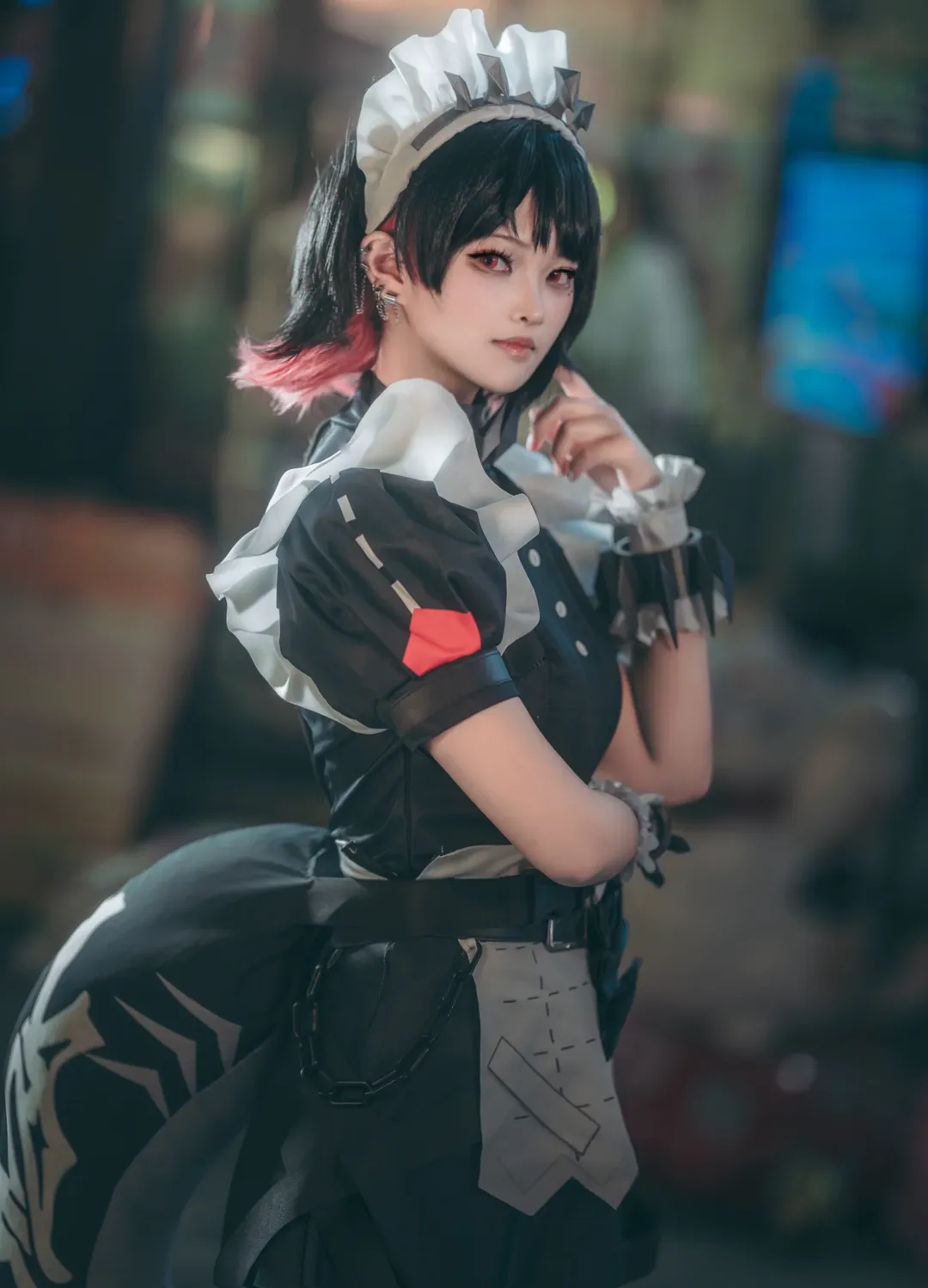 绝区零, cosplay, 艾莲乔cos, 鲨鱼妹cos, 黑丝 - 第2张