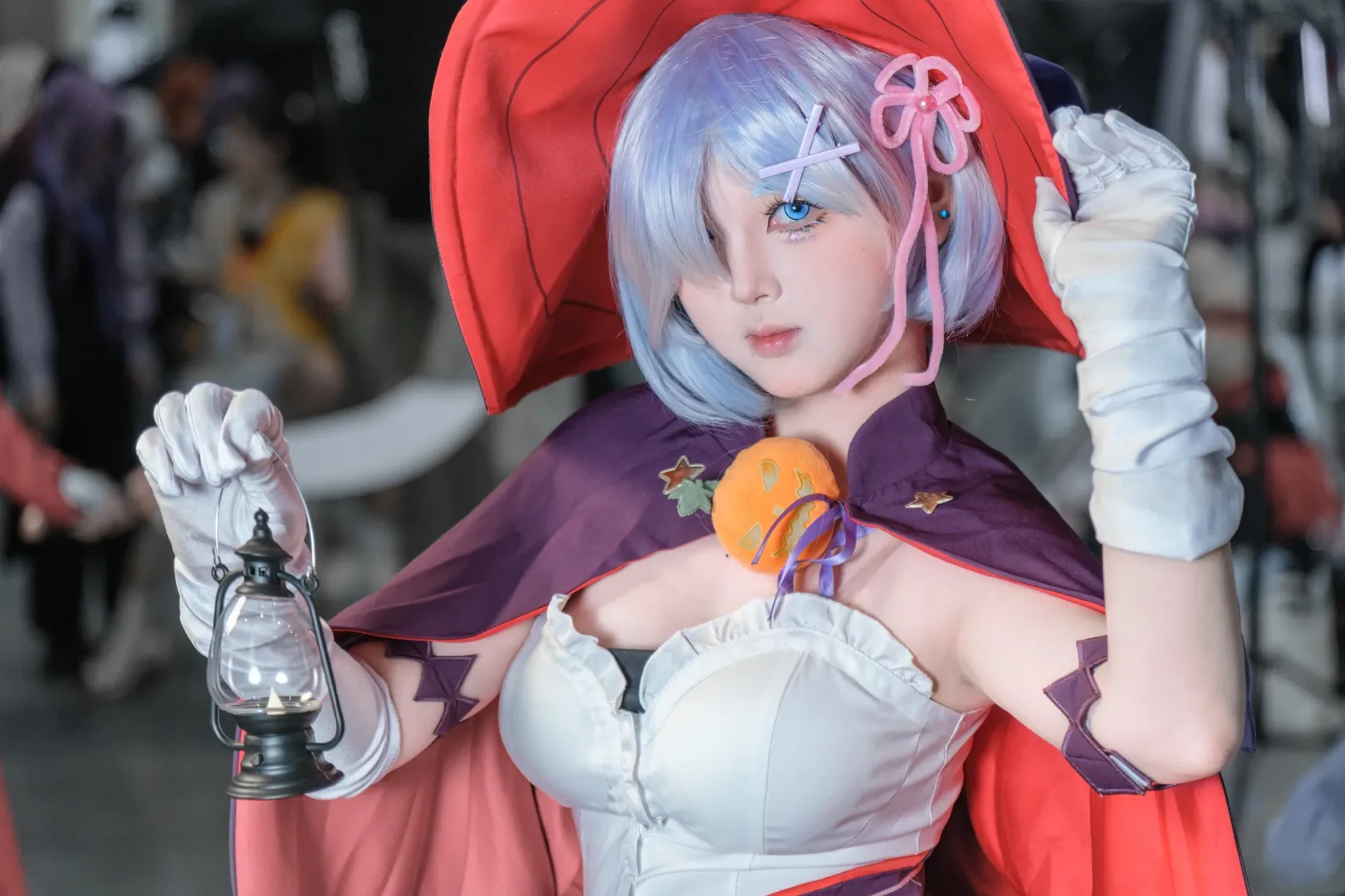 Re:ZERO -Starting Life in Another World-, Rem cosplay, Convention photography, Halloween, Stockings - Image 1