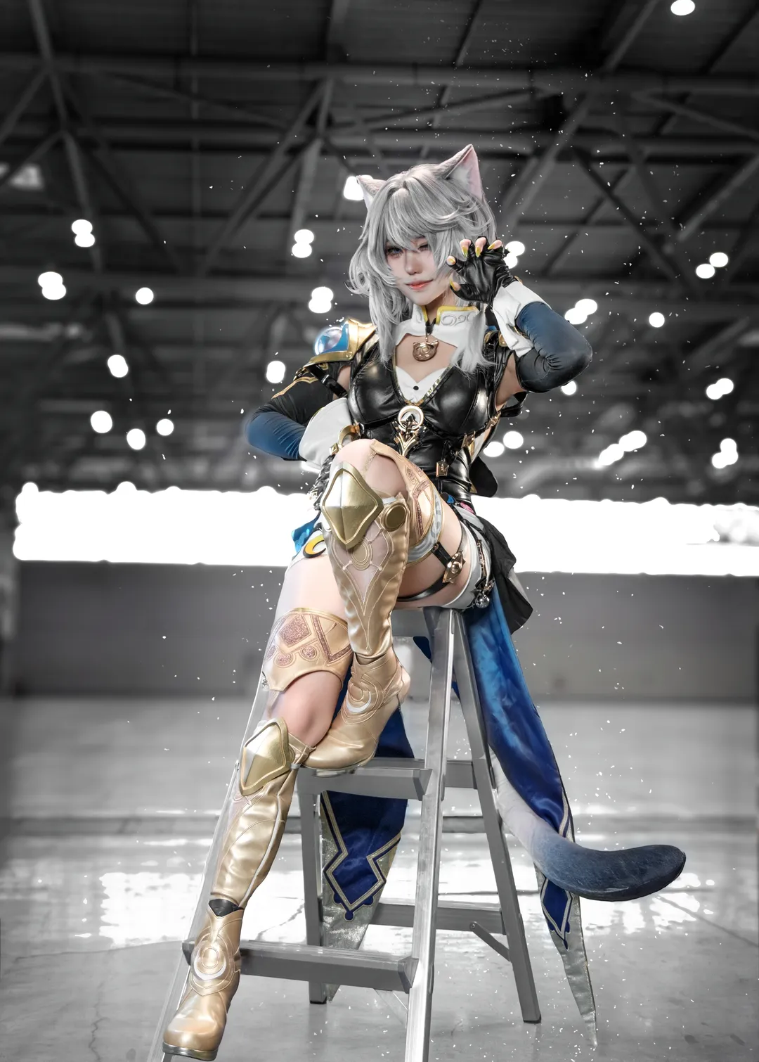 赛飞儿cos, 崩坏星穹铁道, 漫展返图, 工业风摄影, 兽耳cosplay