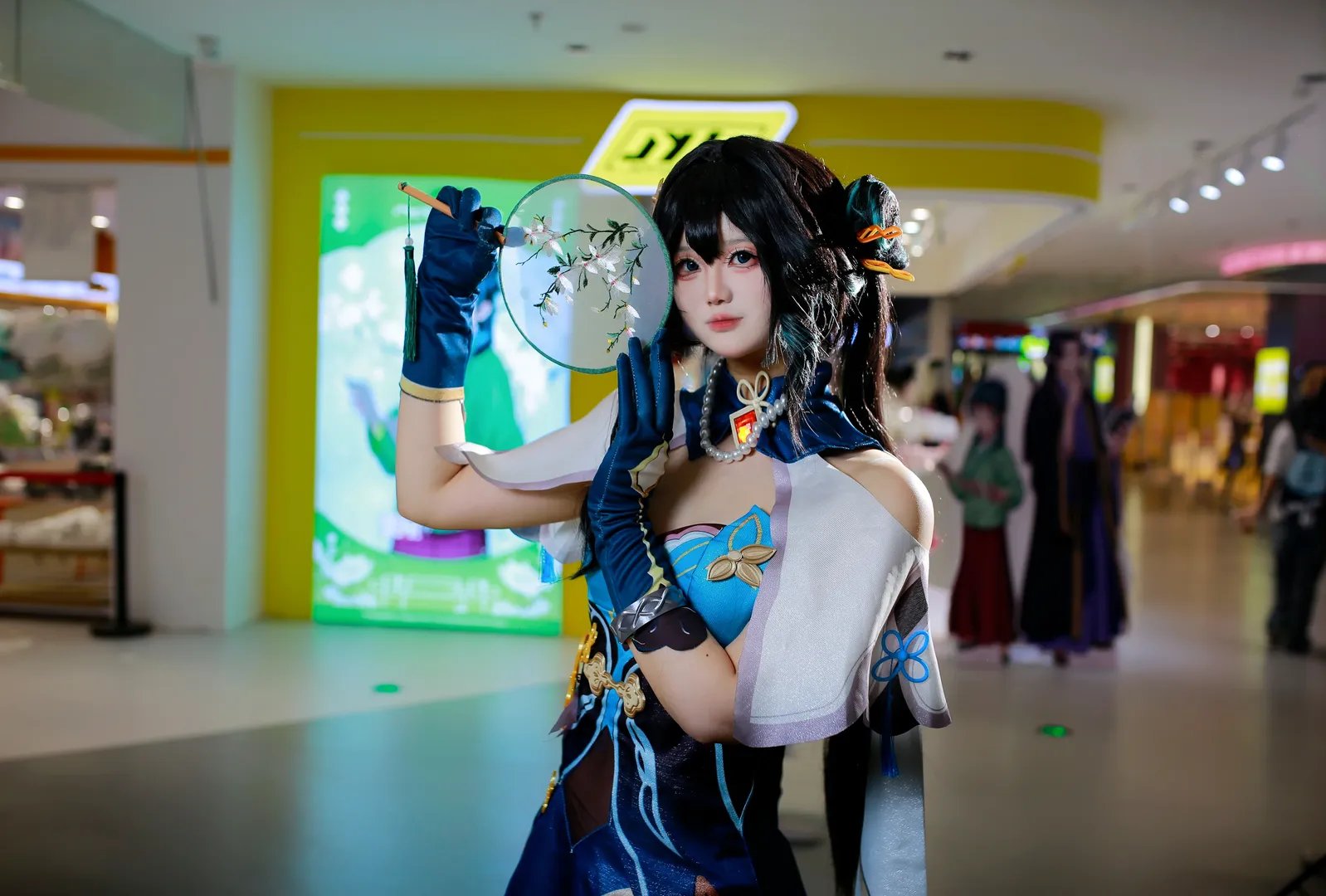 Anime-style photography, Honkai: Star Rail, Convention photos, Ruan Mei cosplay, Chinese-style cosplay
