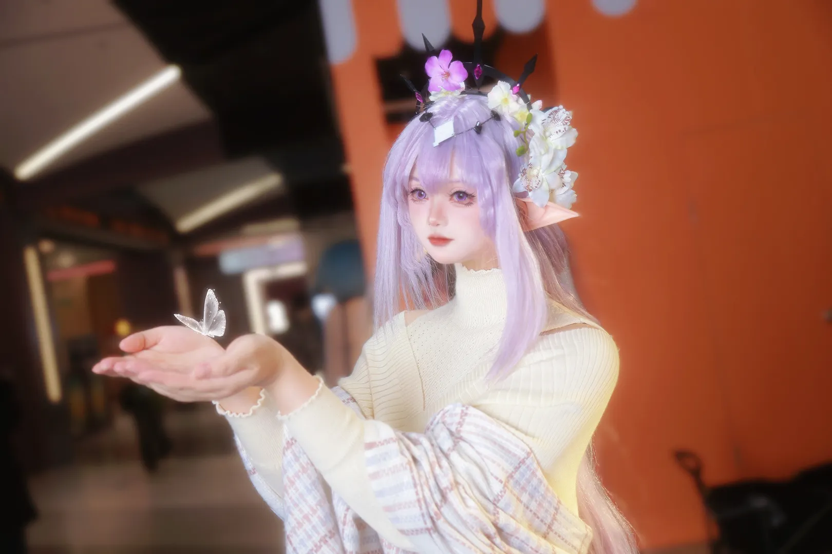 cosplay, Honkai: Star Rail, Headcanon / Original setting, Castorice cosplay, Elf ears - Image 2
